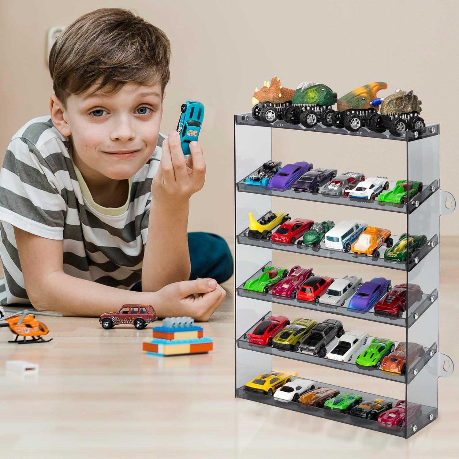 Estuche de Exhibición Acrílico KISLANE para 48 Coches Juguete