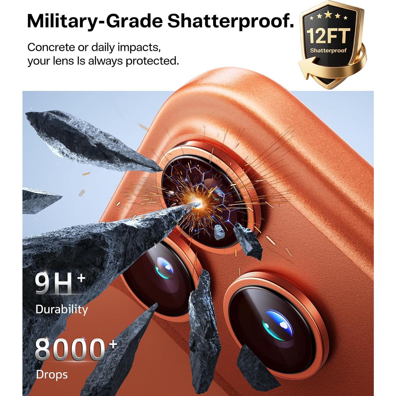 Protector de Lente TORRAS para iPhone 17 Pro Max/Pro 9H+