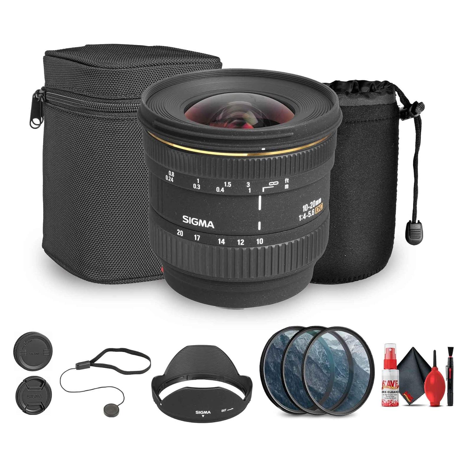 Lente Sigma 10-20mm f/4-5.6D EX DC para Sony A - Gran Angular