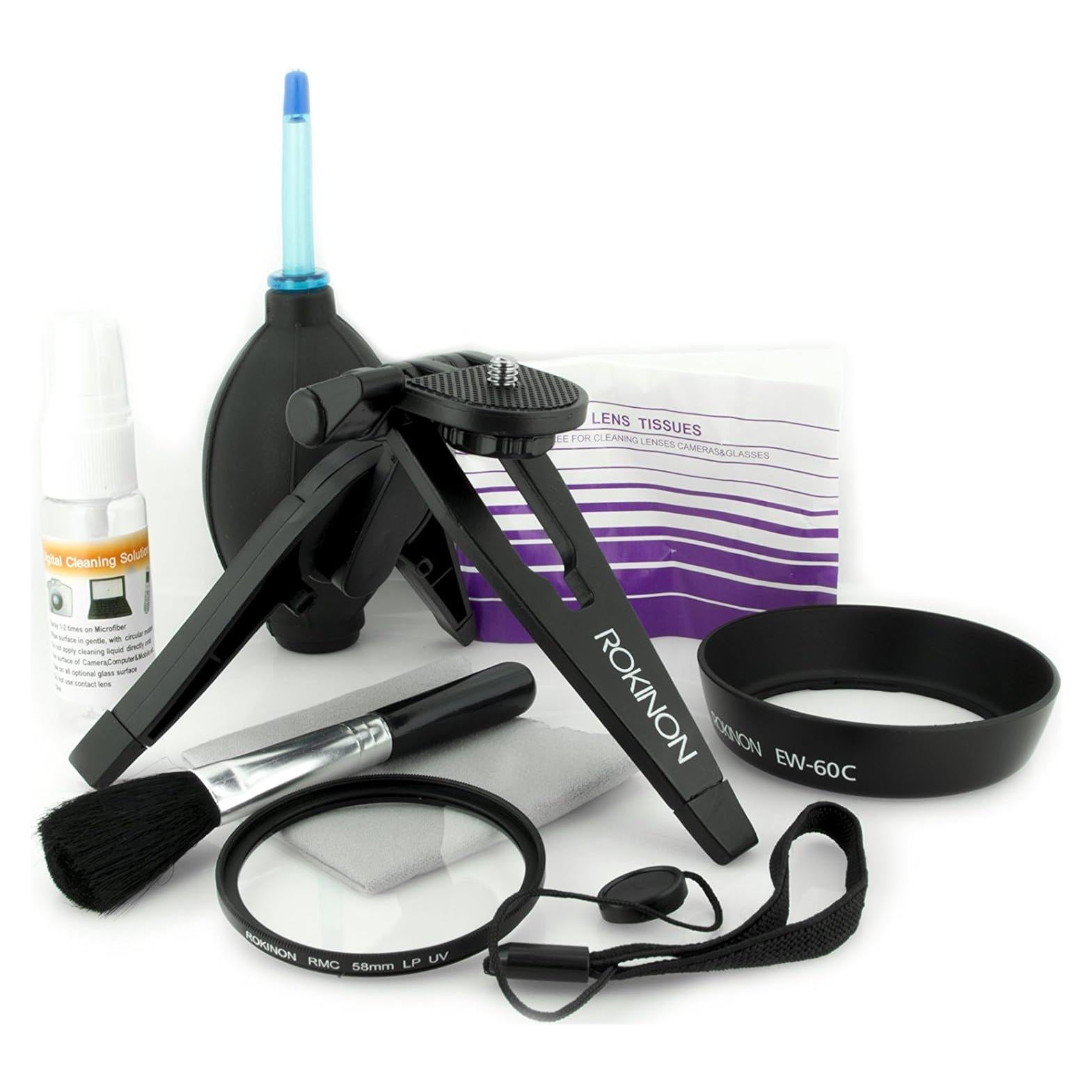 Kit de Accesorios Rokinon EACK-C para Cámaras DSLR Canon 18-55mm