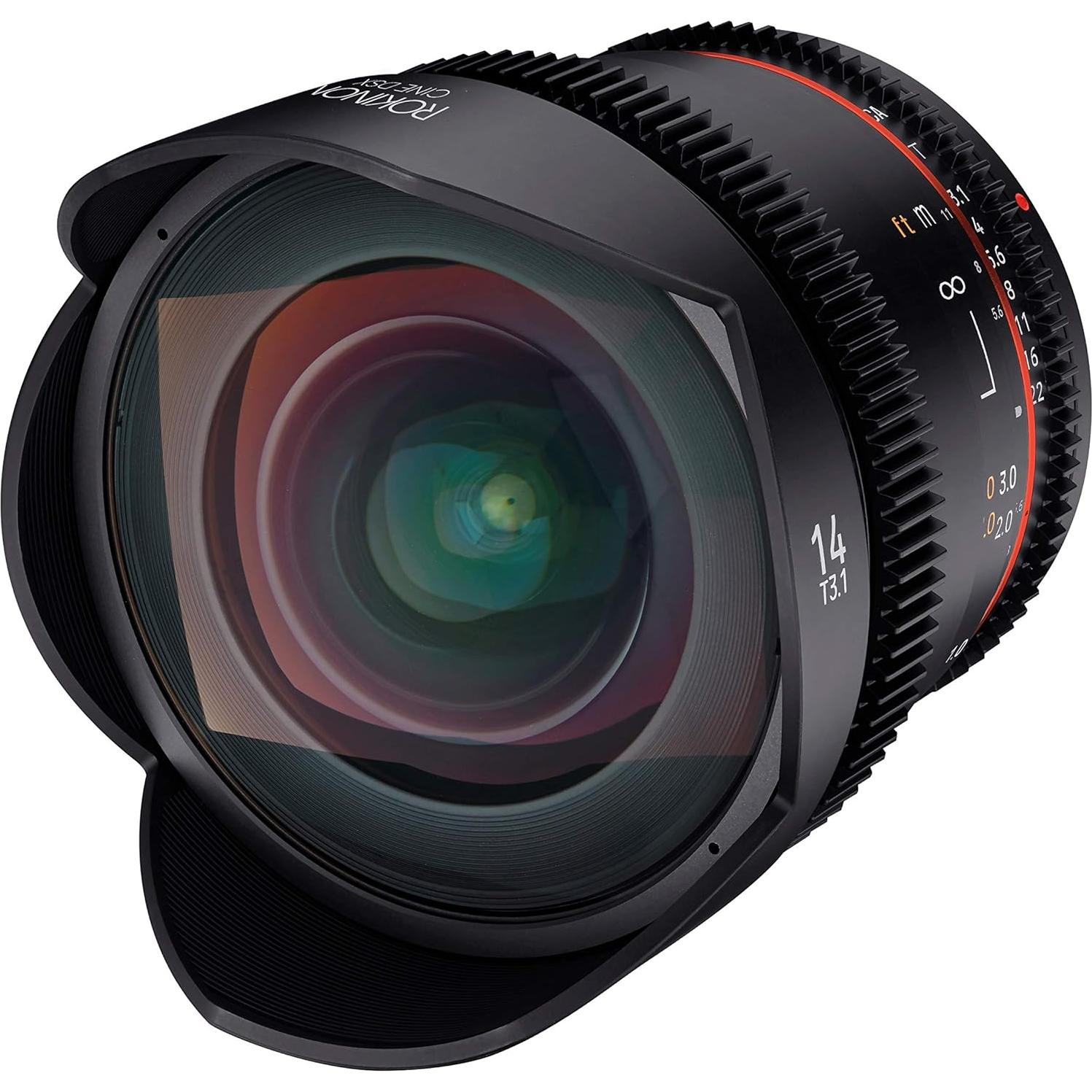 Lente Cine Rokinon DSX 14mm T3.1 Ultra Gran Angular MFT