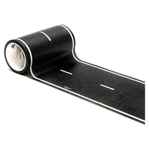 PlayTape Cinta de Carretera Asfalto 10.16 cm x 9.14 m