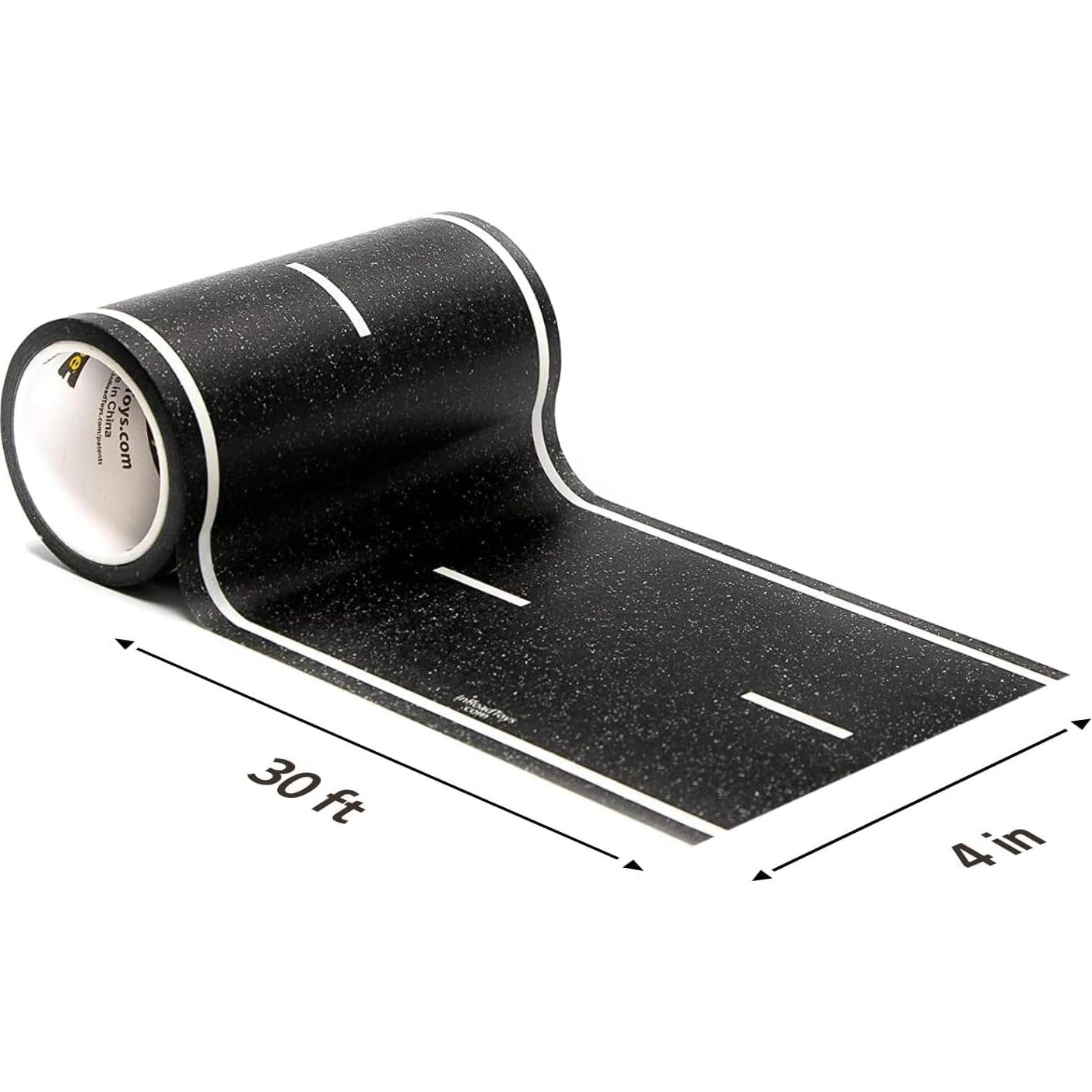 PlayTape Cinta de Carretera Asfalto 10.16 cm x 9.14 m