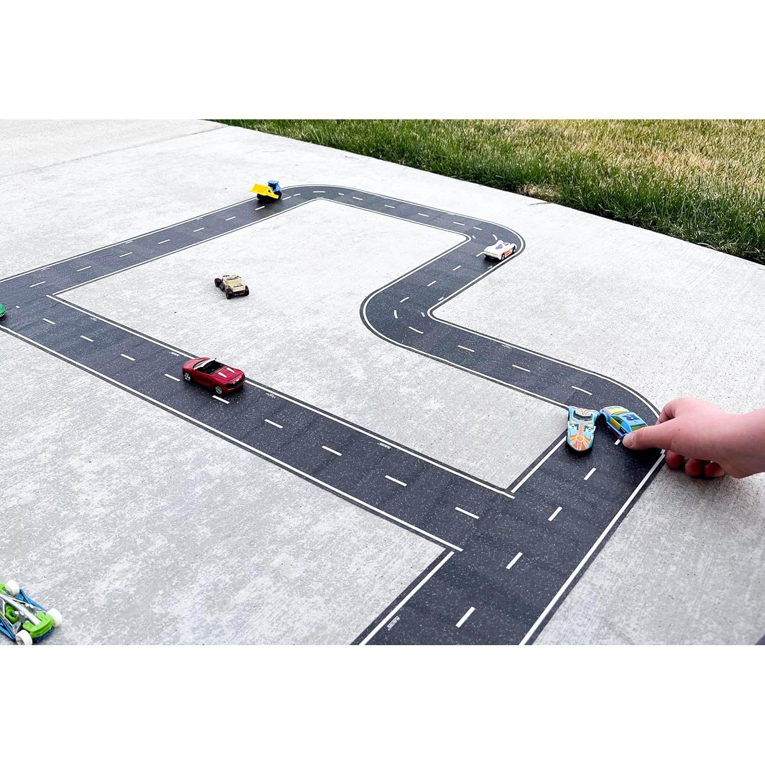 PlayTape Cinta de Carretera Asfalto 10.16 cm x 9.14 m