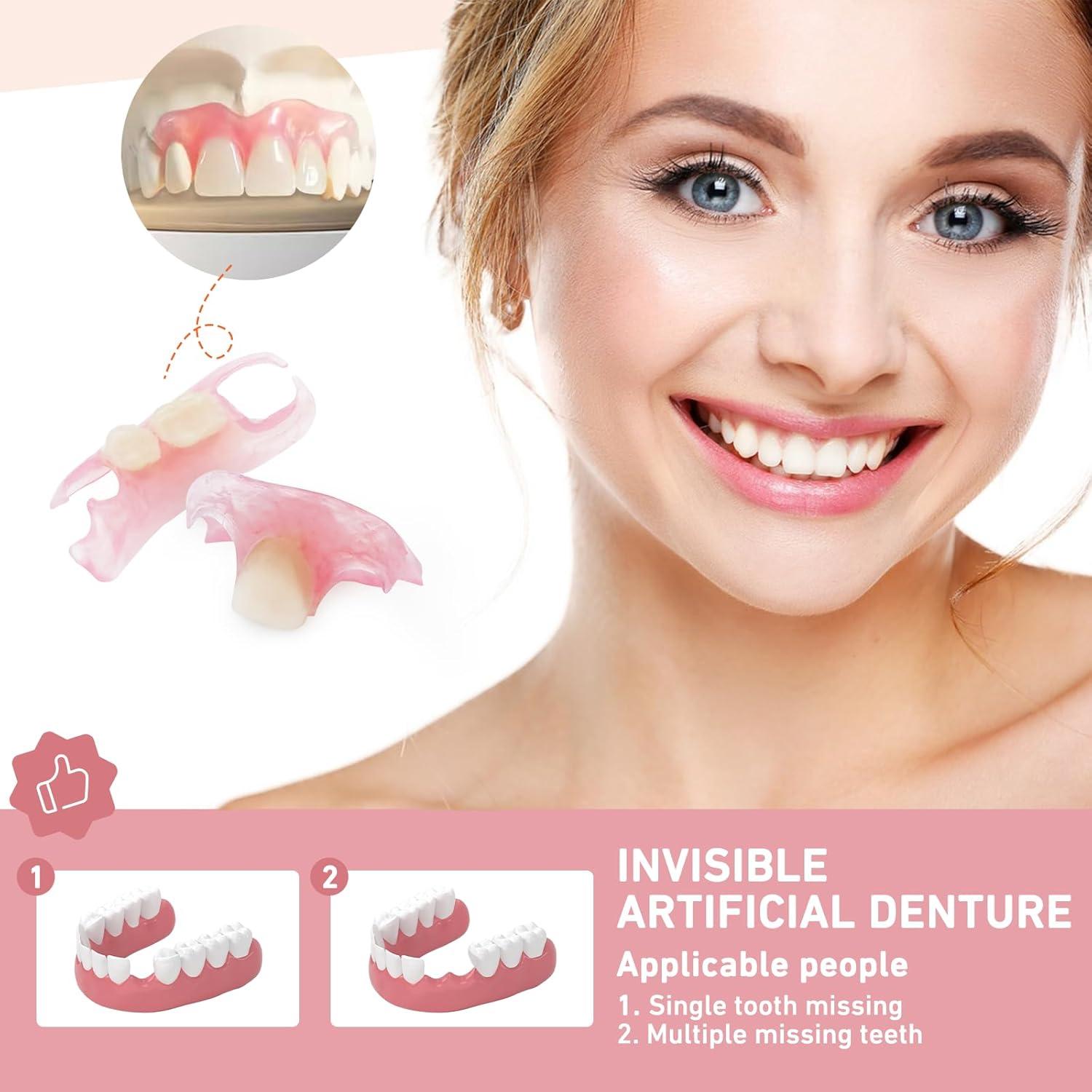 Dentadura Parcial Personalizada Mevivism para 1 Diente - Ajuste Cómodo