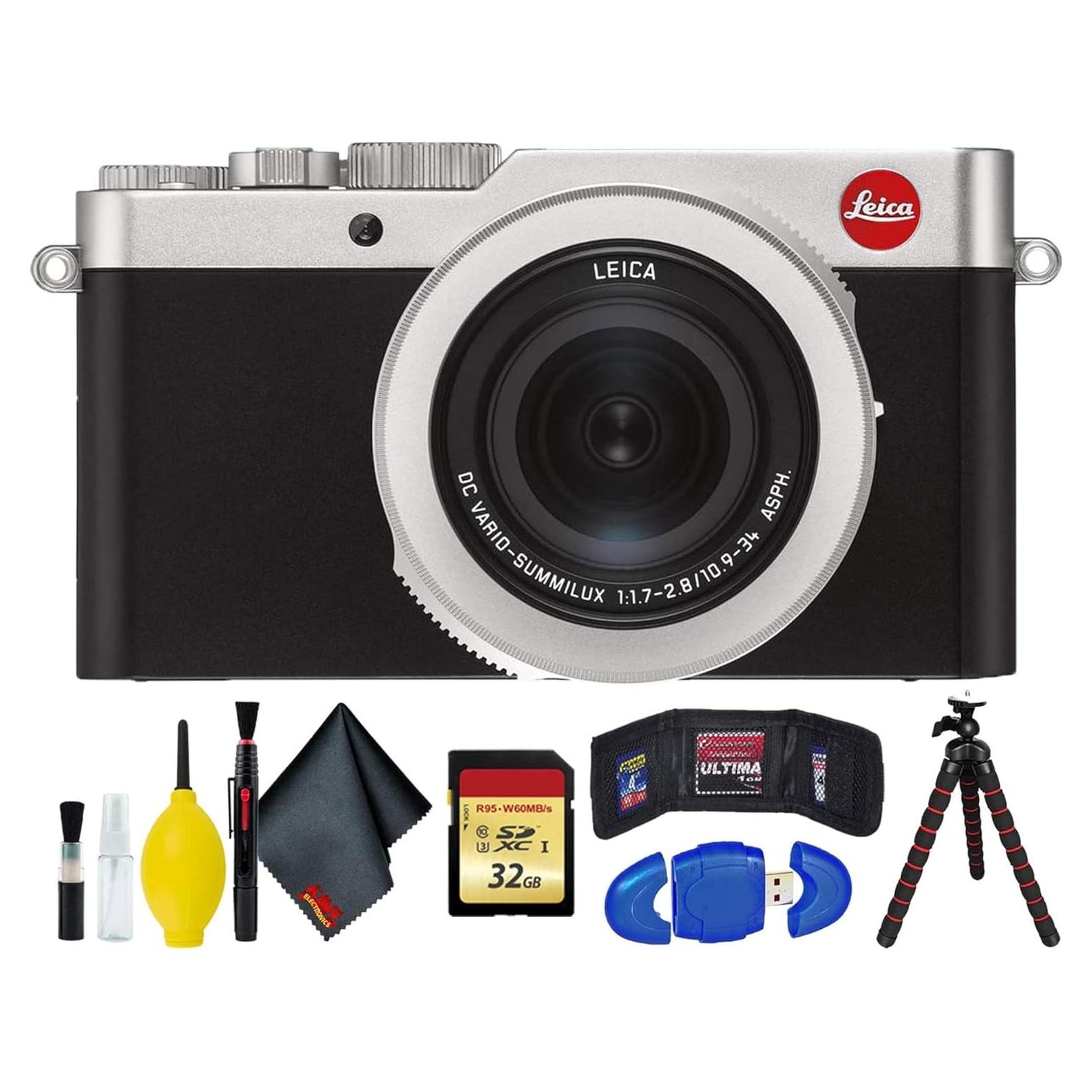 Cámara Digital Leica D-Lux 7 17MP con Tarjeta 32GB y Trípode