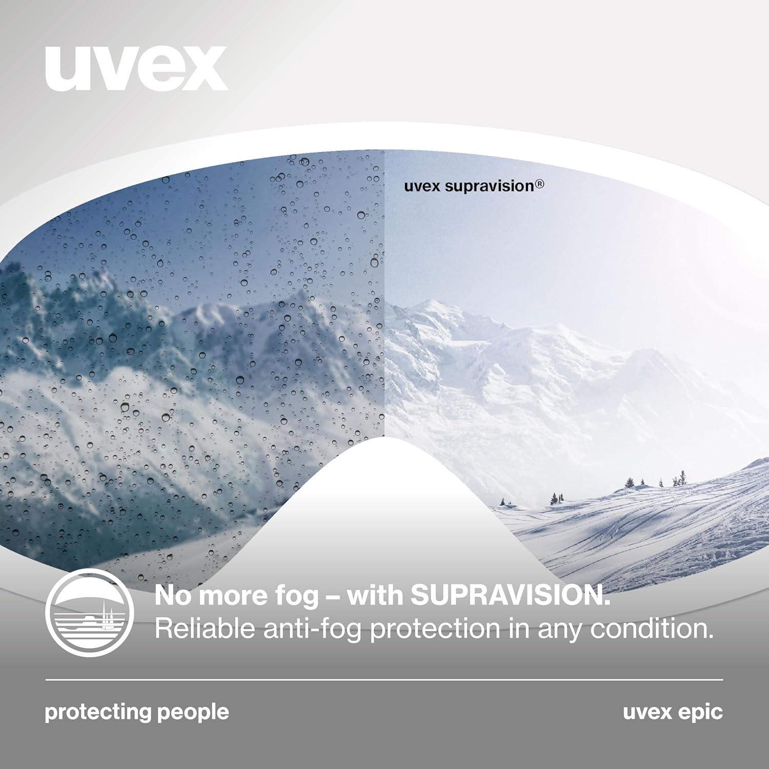 Gafas de esquí Uvex Epic ATTRACT sin marco UV400 anti-vaho