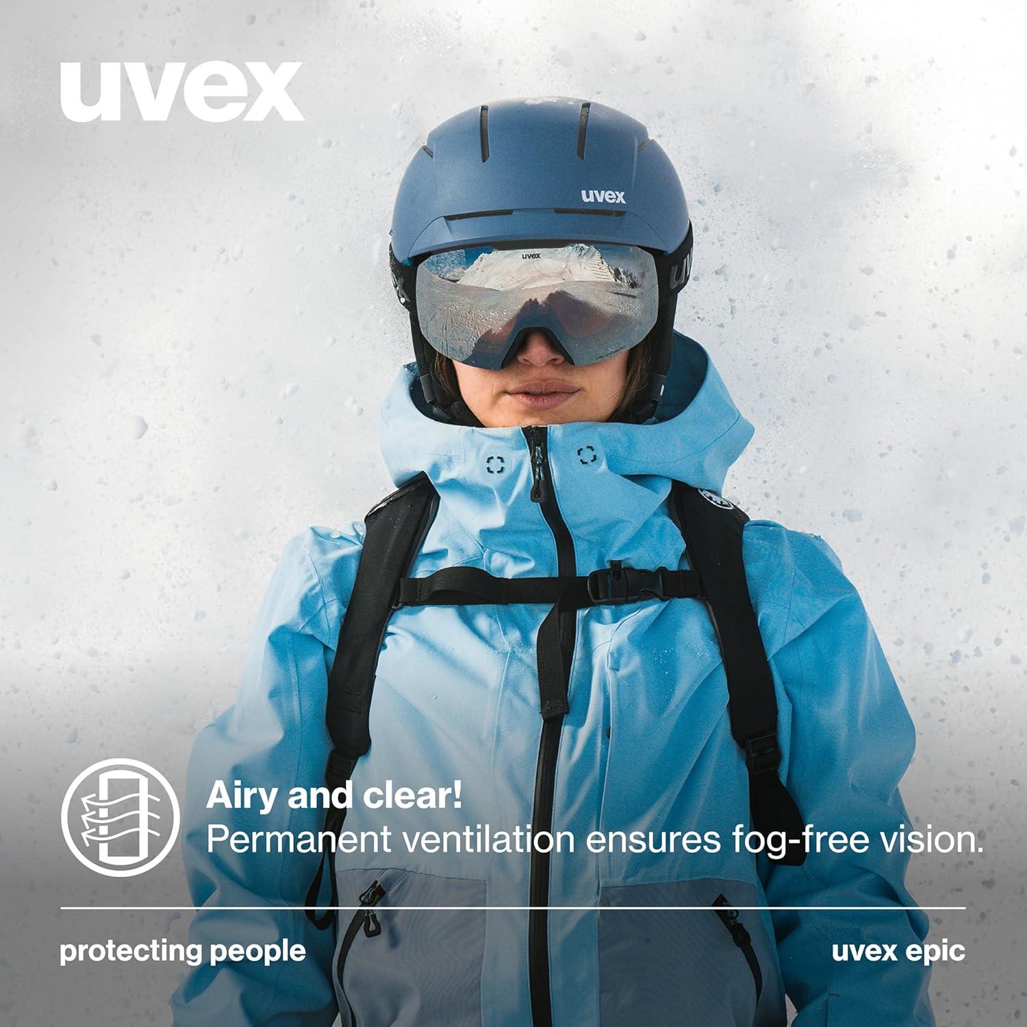 Gafas de esquí Uvex Epic ATTRACT sin marco UV400 anti-vaho