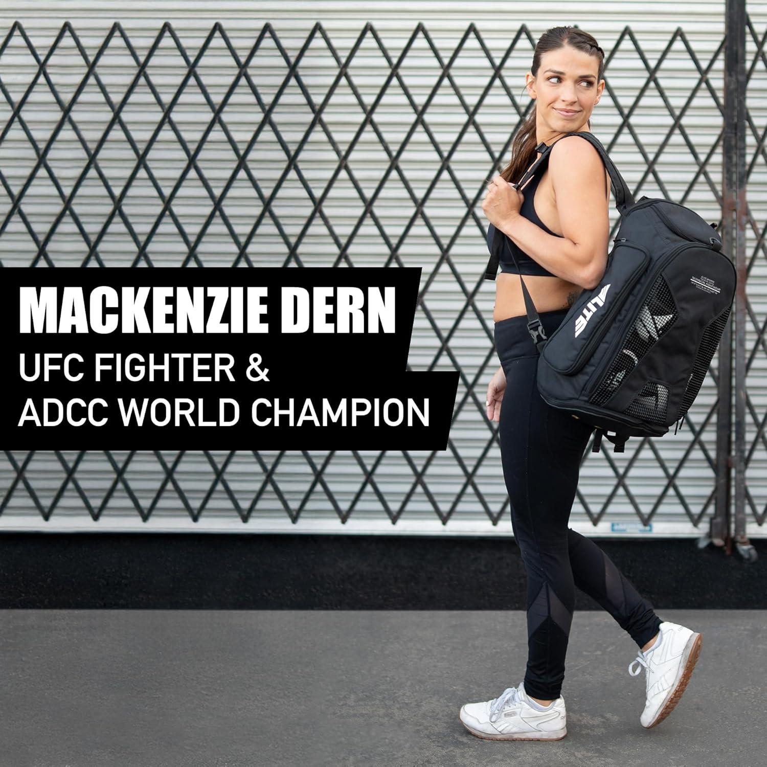 Bolsa de gimnasio expandible Elite Sports BJJ MMA 42x31cm