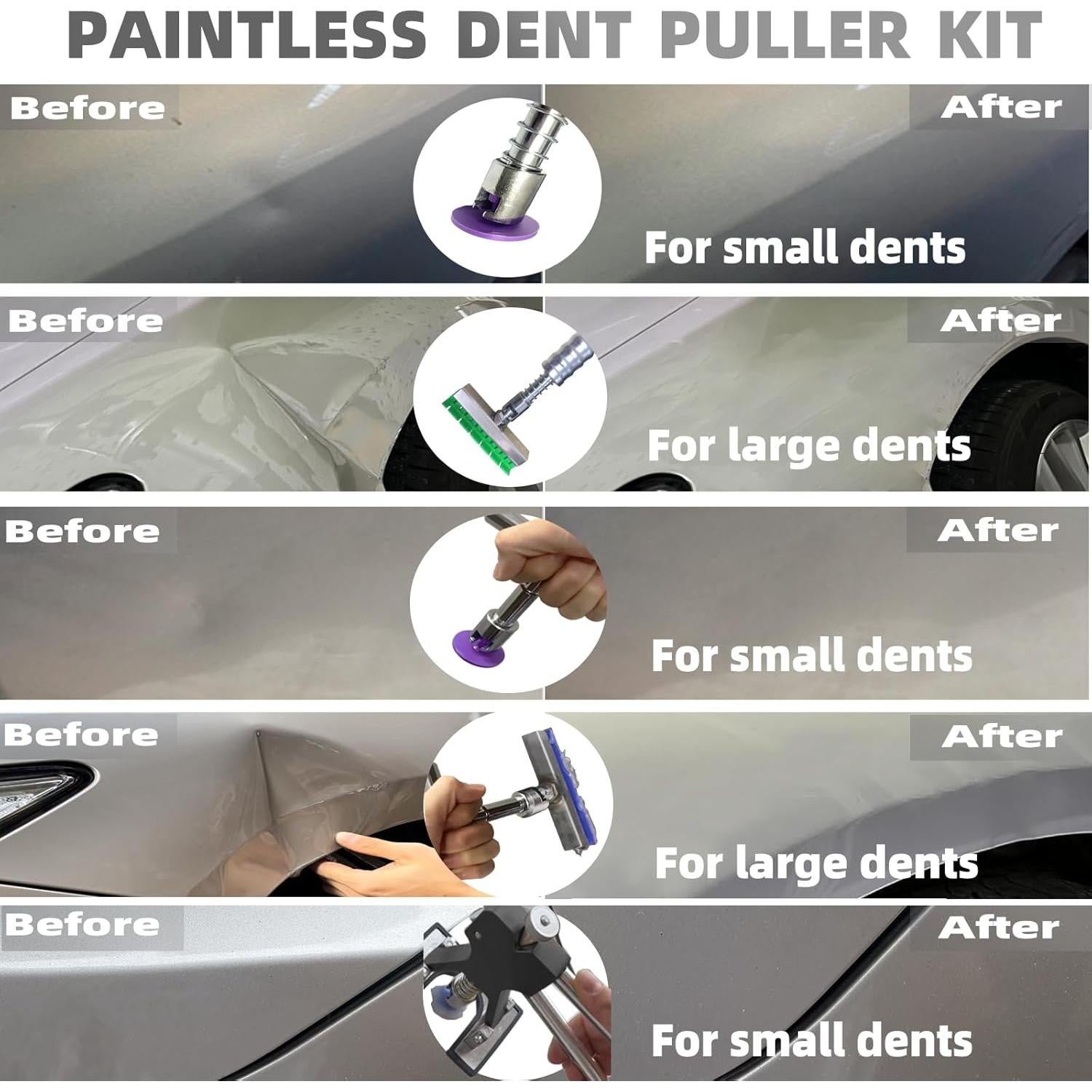 Kit de Extracción de Abolladuras NIUVOCY TZ147 147 Piezas