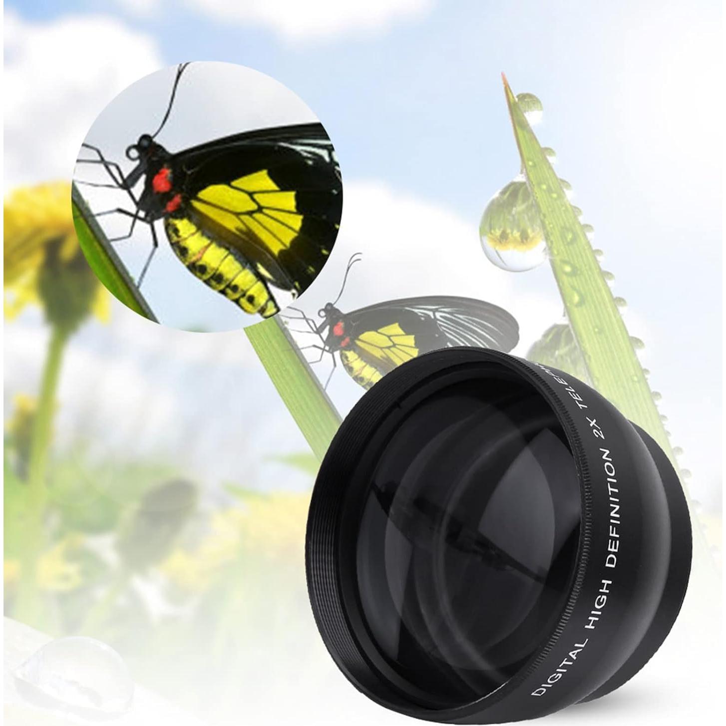 Lente Telefoto Acuvar 2.2X 72MM para Cámaras DSLR y Sin Espejo