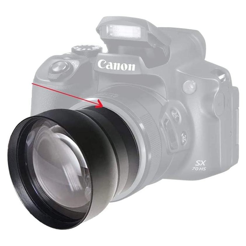 Lente Telefoto 2.2X Digital Nc para Canon Powershot SX30-70