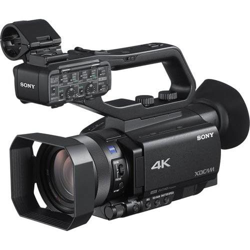 Sony PXW-Z90V 4K HDR XDCAM with Fast Hybrid AF(PXW-Z90V) with 64GB Memory Card, Extra Battery and Charger, UV Filter, LED Light, Case, Telephoto Lens, Wide Angle Lens, More - Advanced (Renewed)