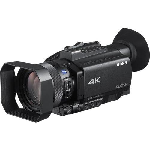 Sony PXW-Z90V 4K HDR XDCAM with Fast Hybrid AF(PXW-Z90V) with 64GB Memory Card, Extra Battery and Charger, UV Filter, LED Light, Case, Telephoto Lens, Wide Angle Lens, More - Advanced (Renewed)