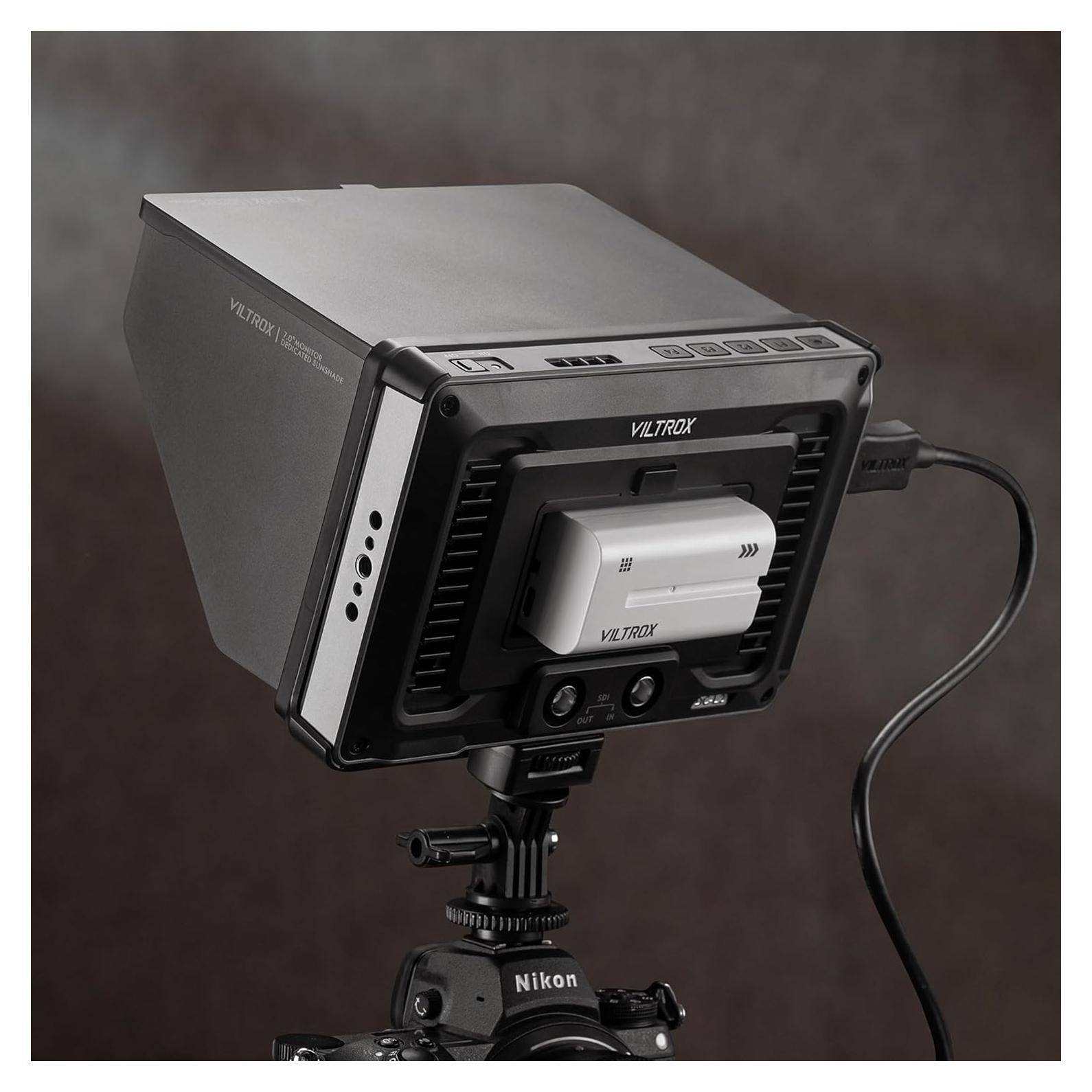 Monitor de Campo VILTROX DC-L2 7" HDMI 4K Pantalla Táctil