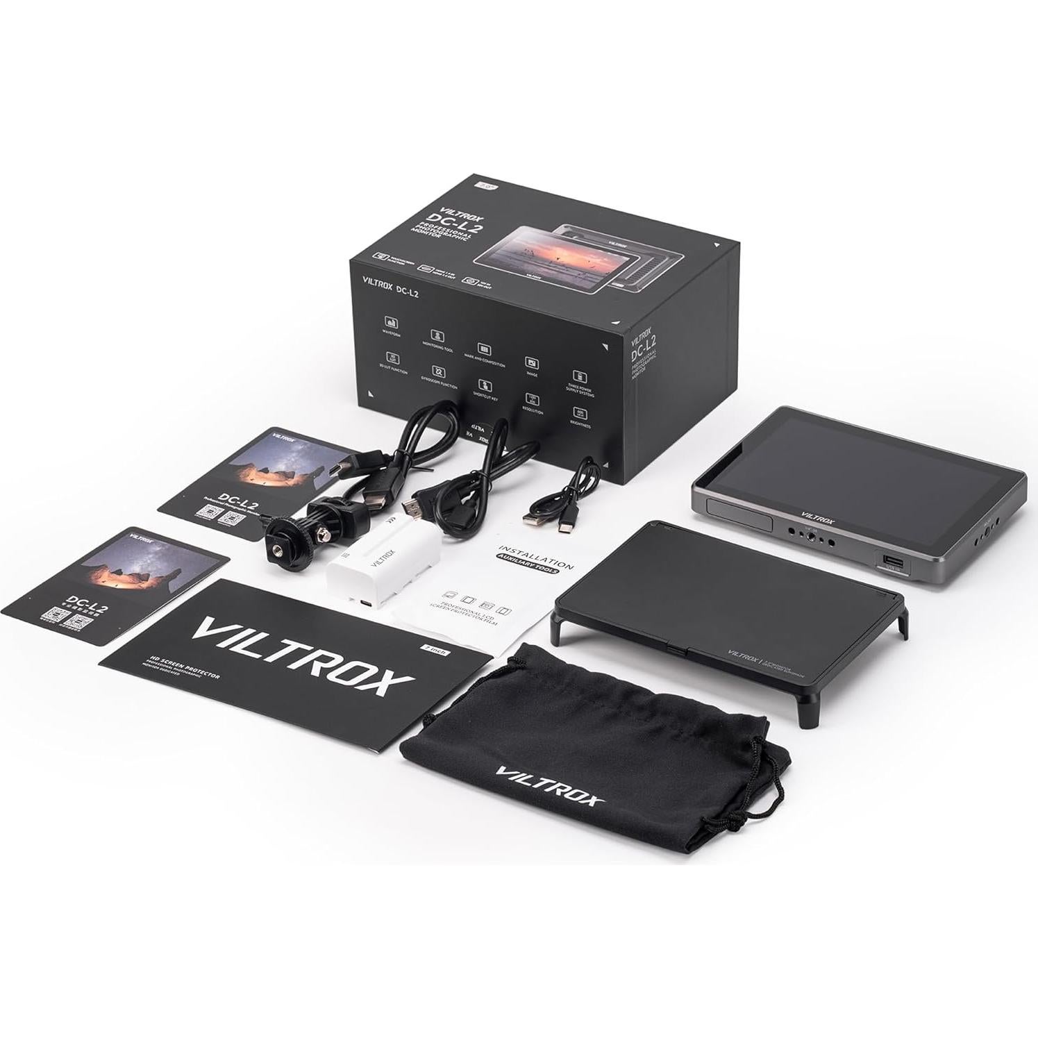 Monitor de Campo VILTROX DC-L2 7" HDMI 4K Pantalla Táctil