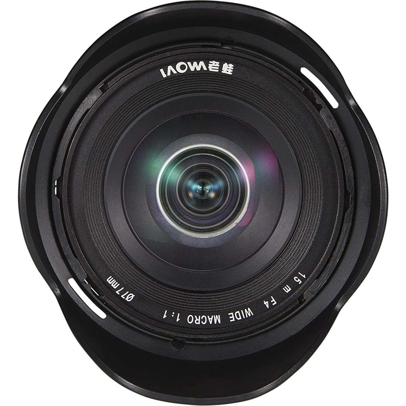 Lente Gran Angular Laowa 15mm f/4 Macro 1:1 Pentax K