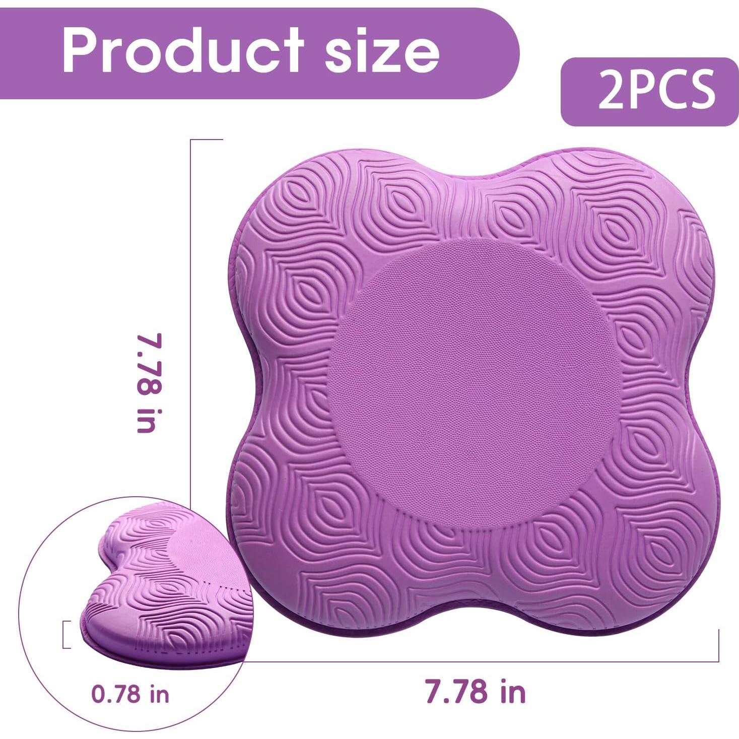 Juego de 4 Almohadillas de Rodillas Yoga MBHKRRS Antideslizantes