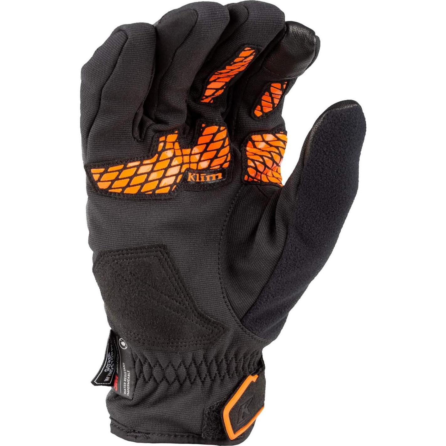 Guantes Aislados KLIM Inversion X-Pequeño Asfalto-Naranja