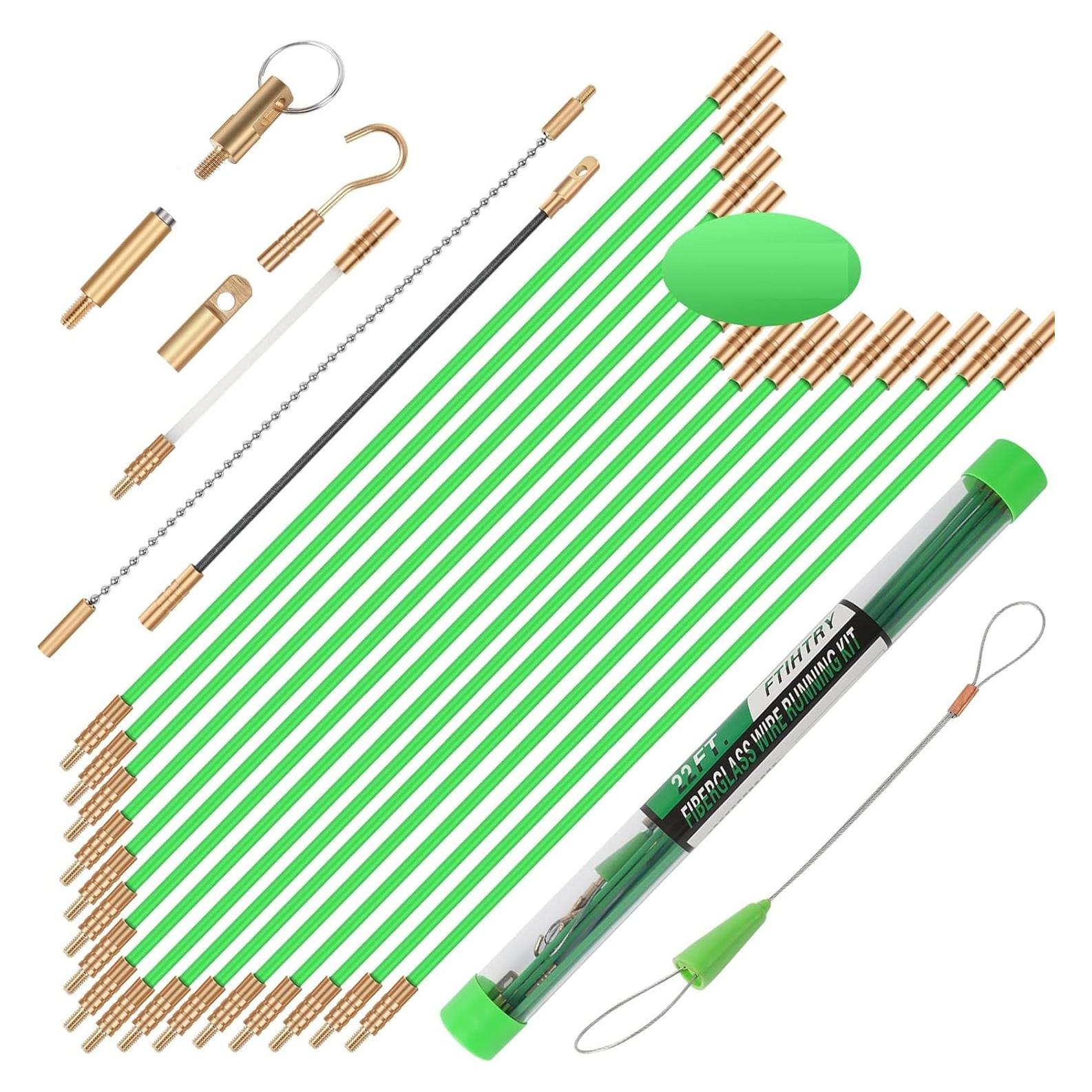 Cables de Fibra de Vidrio FTIHTRY 13,7m Kit con Accesorios