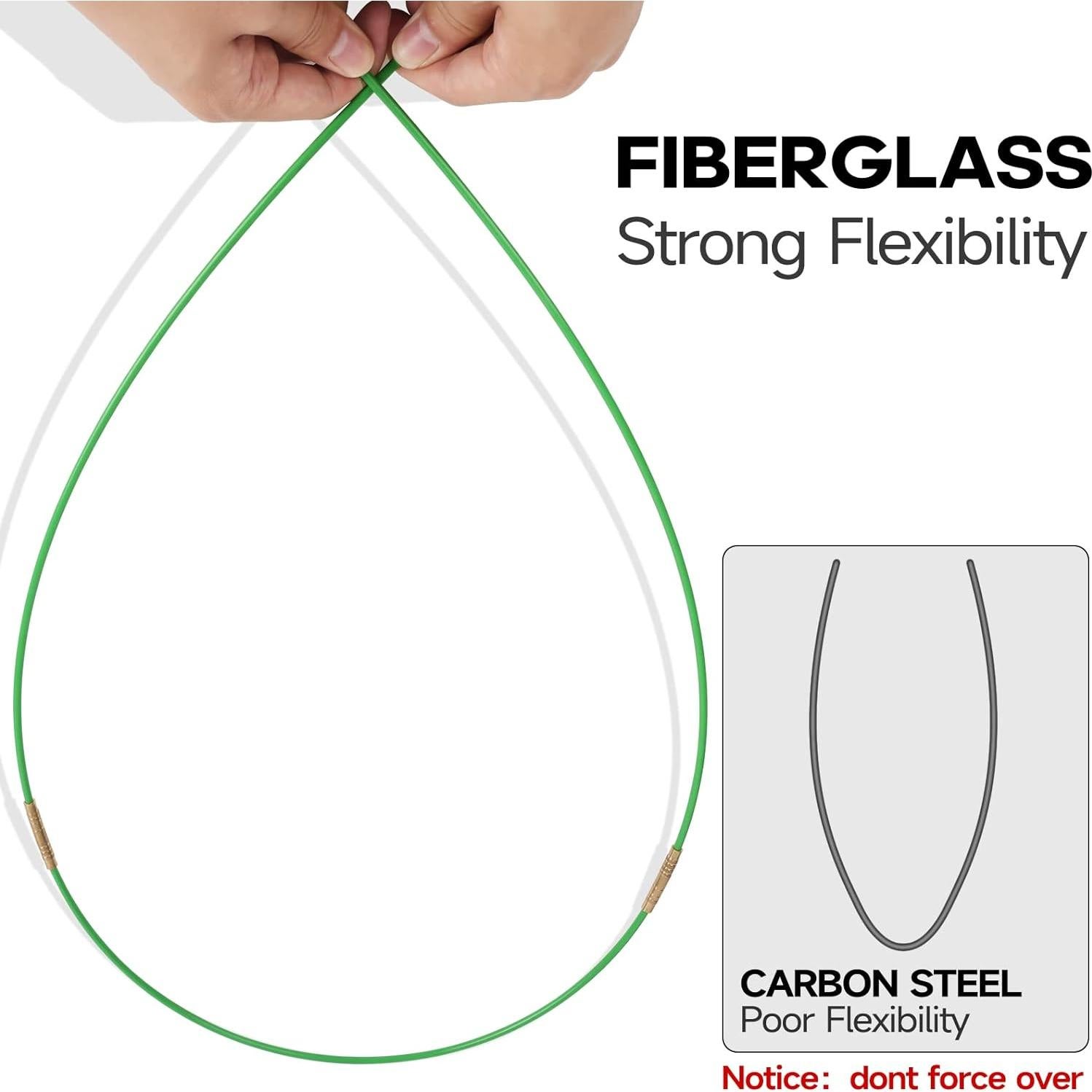 Cables de Fibra de Vidrio FTIHTRY 13,7m Kit con Accesorios