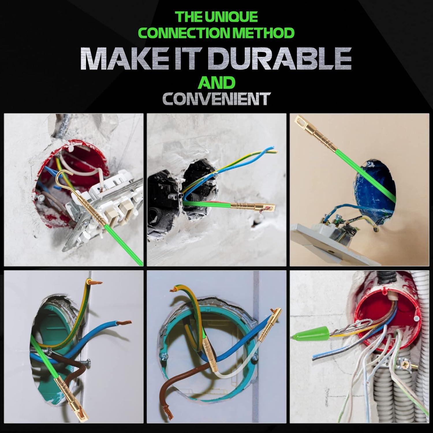 Cables de Fibra de Vidrio FTIHTRY 13,7m Kit con Accesorios