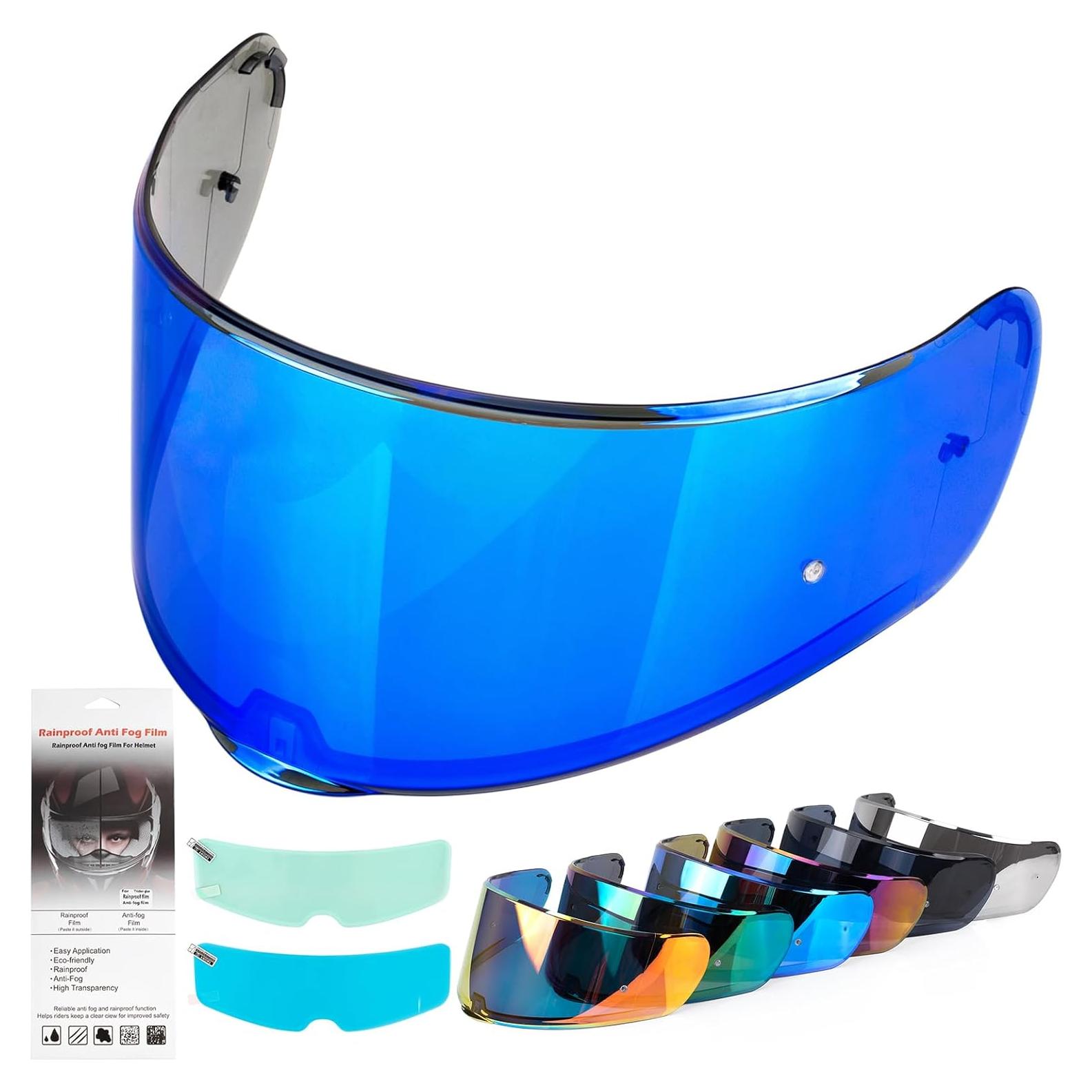 Visera de Casco XINGWU para Sedici Strada 2/3 y FF801/FF397 Azul