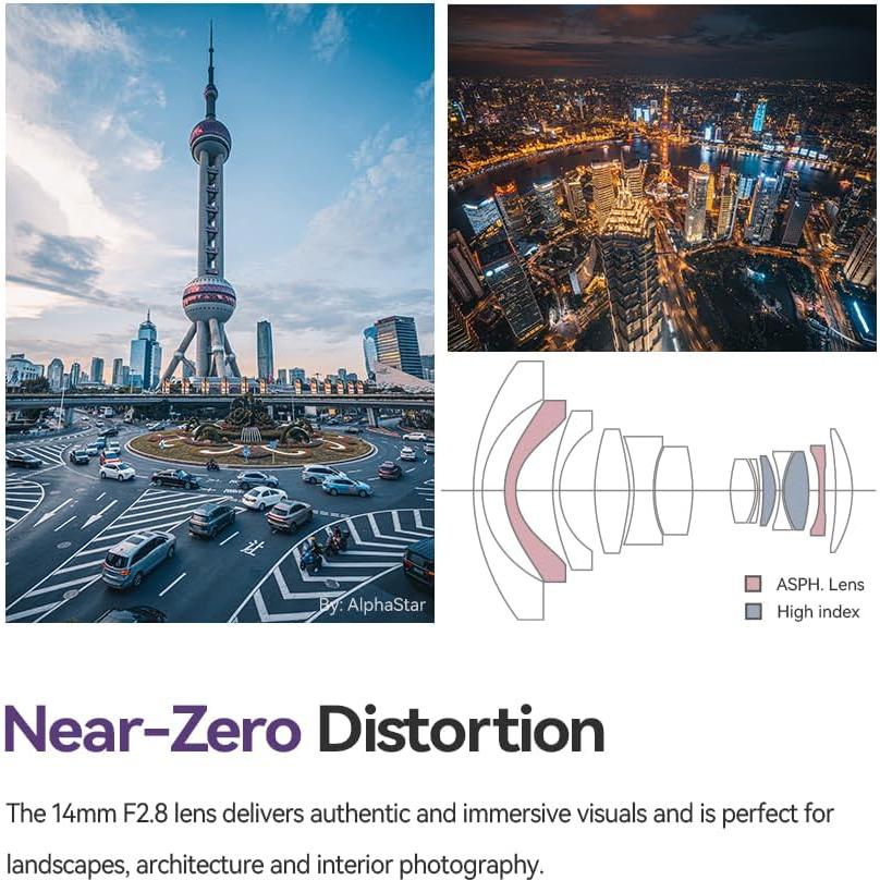 Lente Gran Angular TTArtisan 14mm F2.8 para Sony E