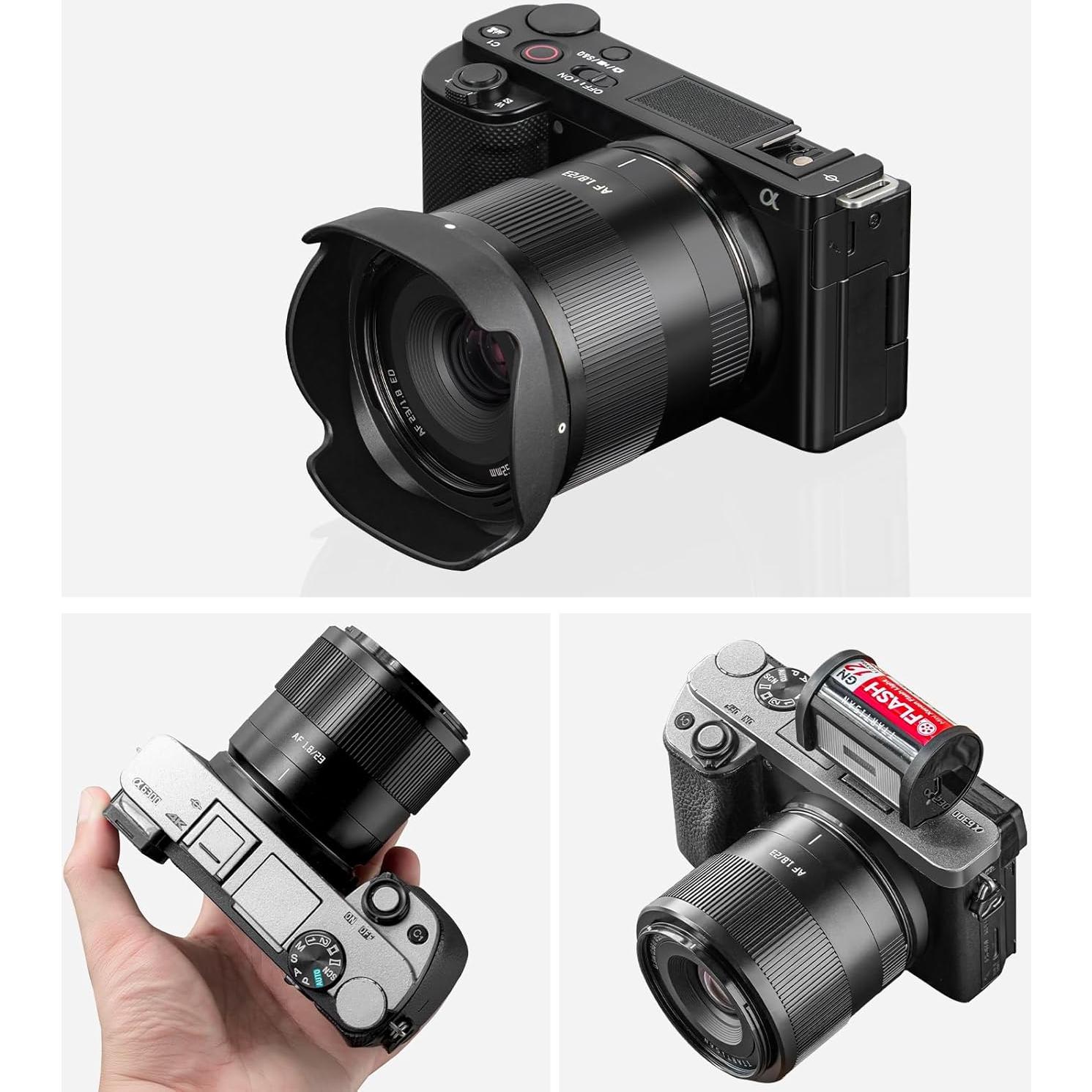 Lente Autofocus TTartisan 23mm F1.8 para Sony E-Mount