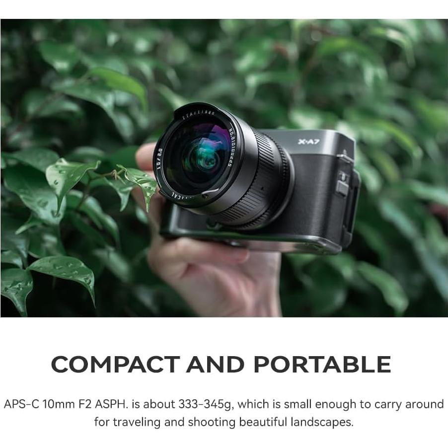 Lente Gran Angular TTArtisan 10mm F2 ASPH Montura E