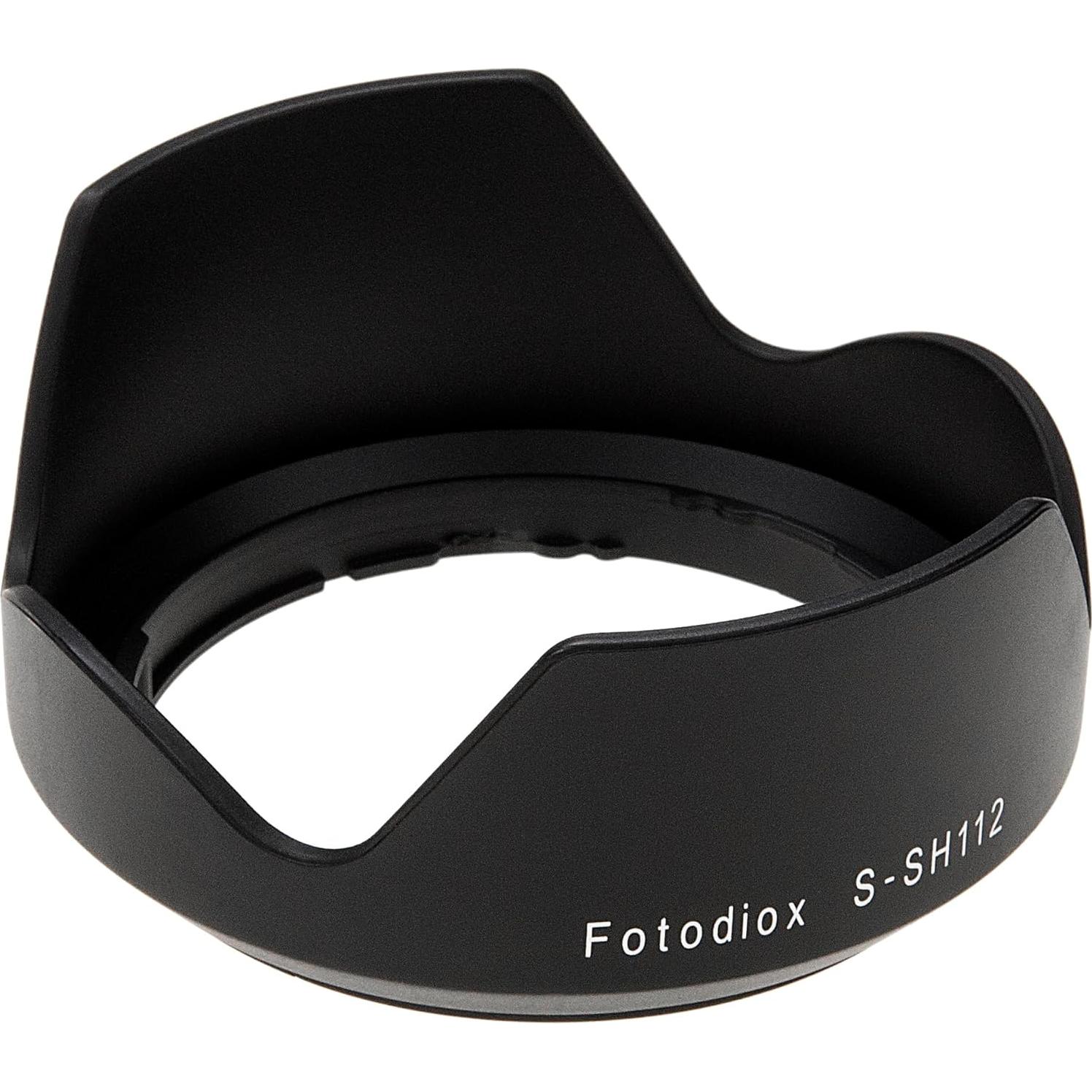 Capucha de lente Fotodiox SH112 para E-Mount 35mm y 18-55mm