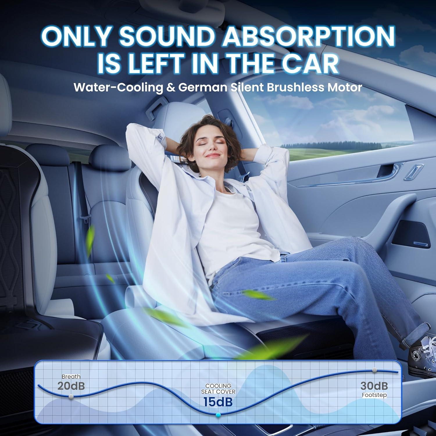 Funda de Asiento Refrigerante TOWTAMER GECA213 Universal 12V-24V