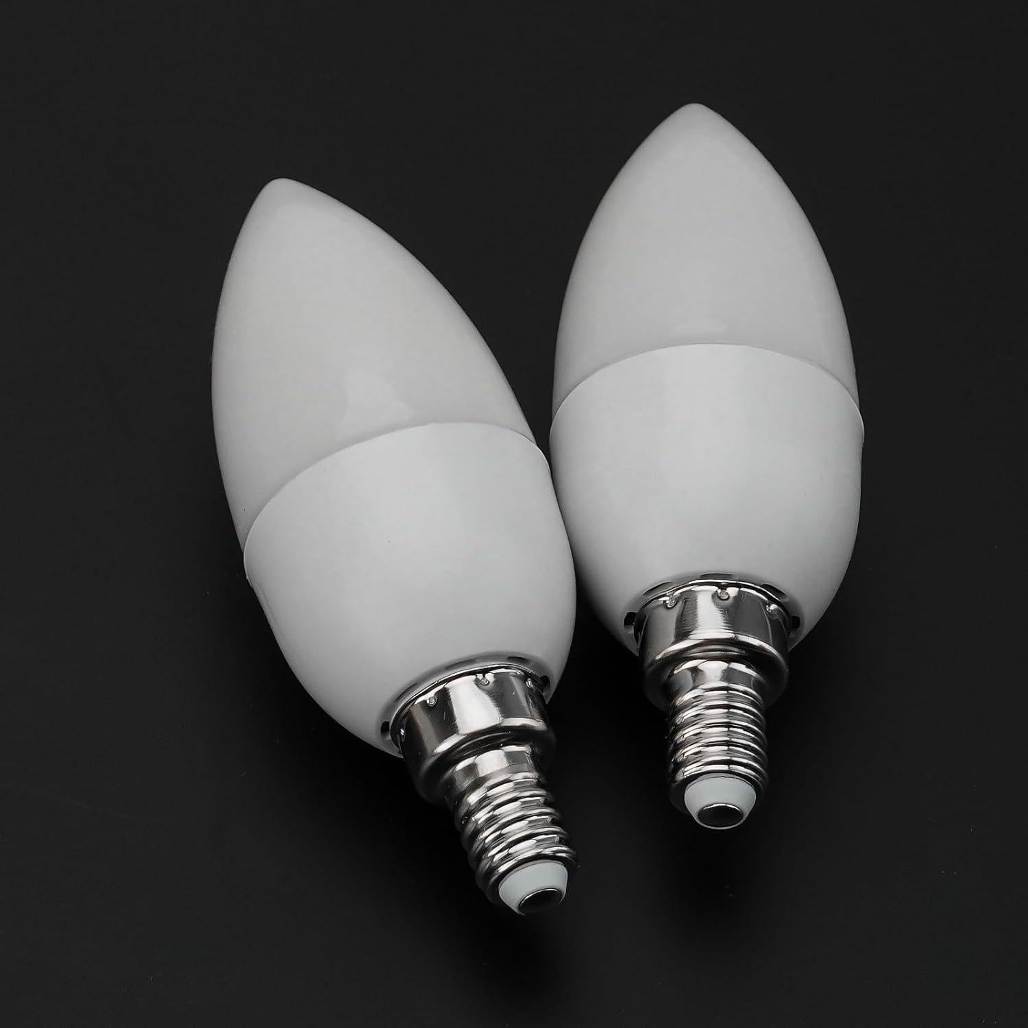 Bombillas LED E12 Bestview Efecto Llama 3 Modos - Paquete de 6