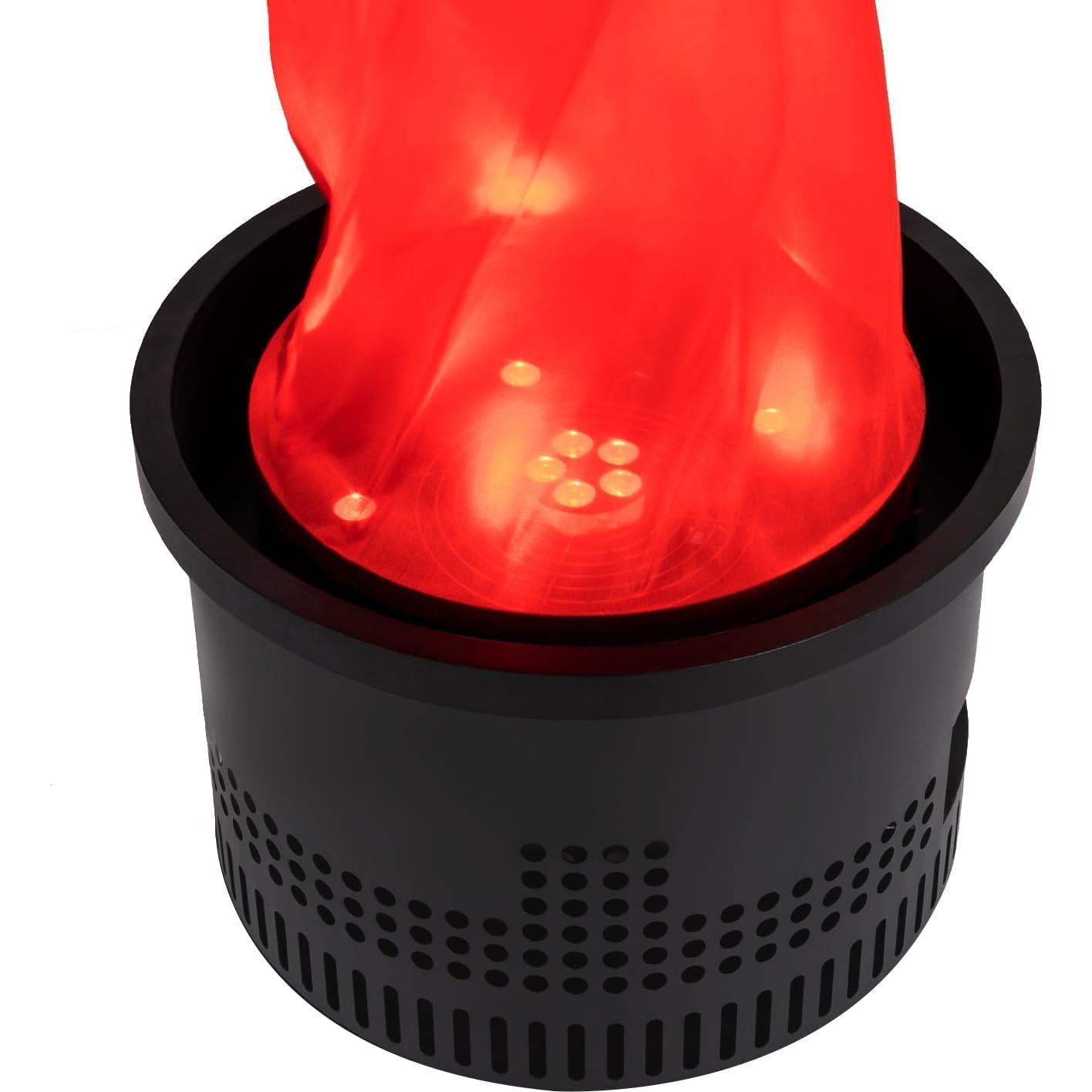 Luz de Llama Simulada Hysinwier 1.5m con 10 LEDs Rojos