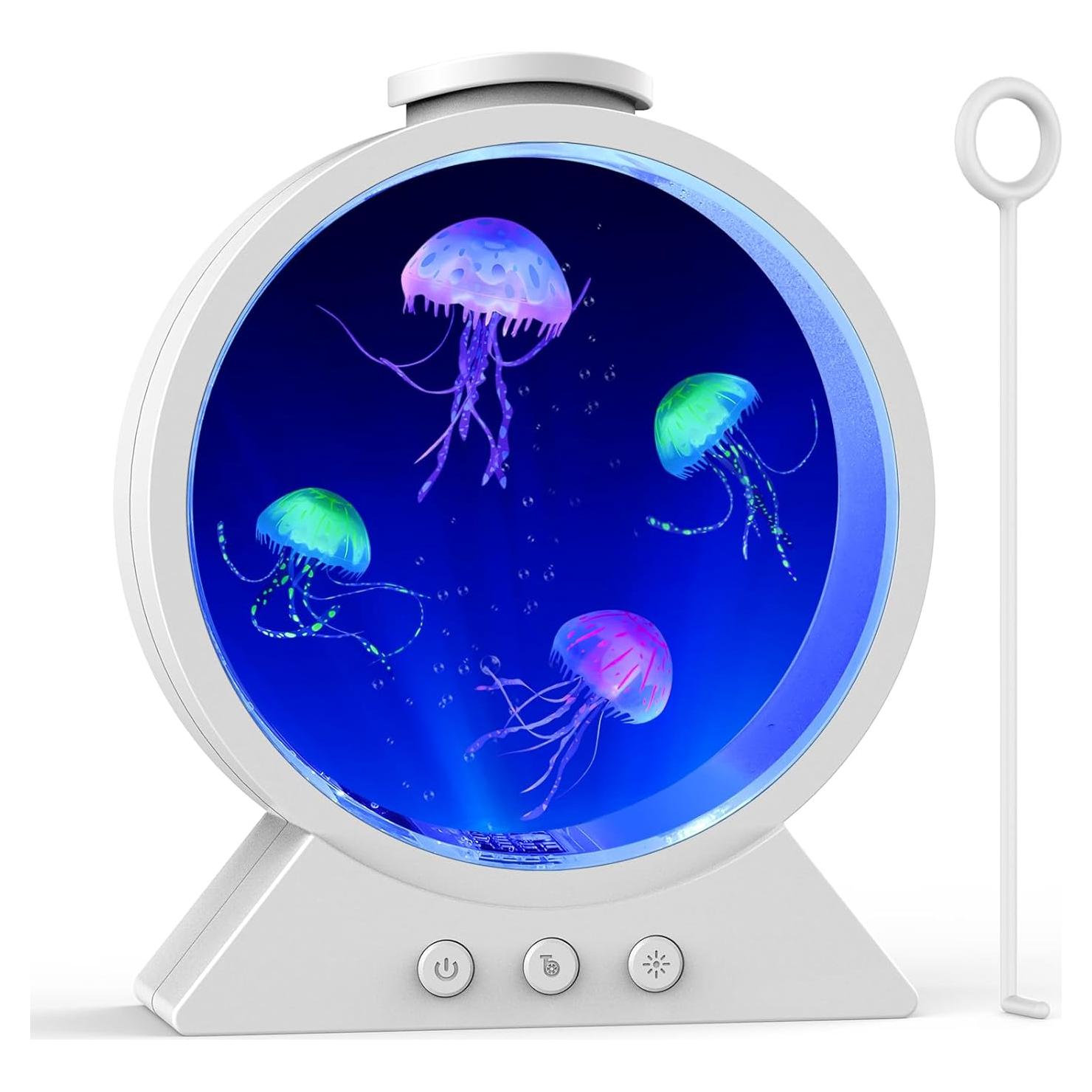 Lámpara de Medusas Eyesound B4, Acuario Colorido 7 Tonos