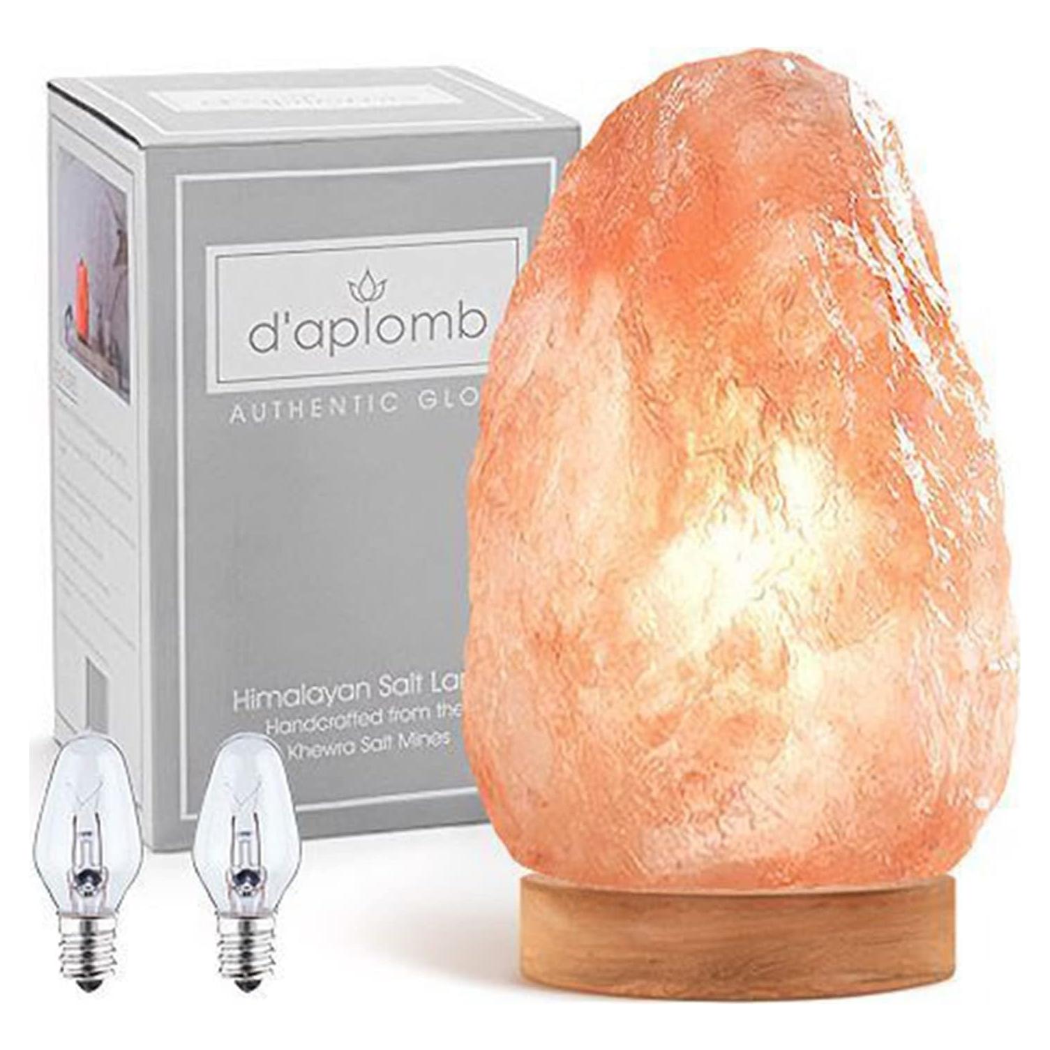 Lámpara de Sal Natural d'aplomb 3.18 kg Himalaya Regulable