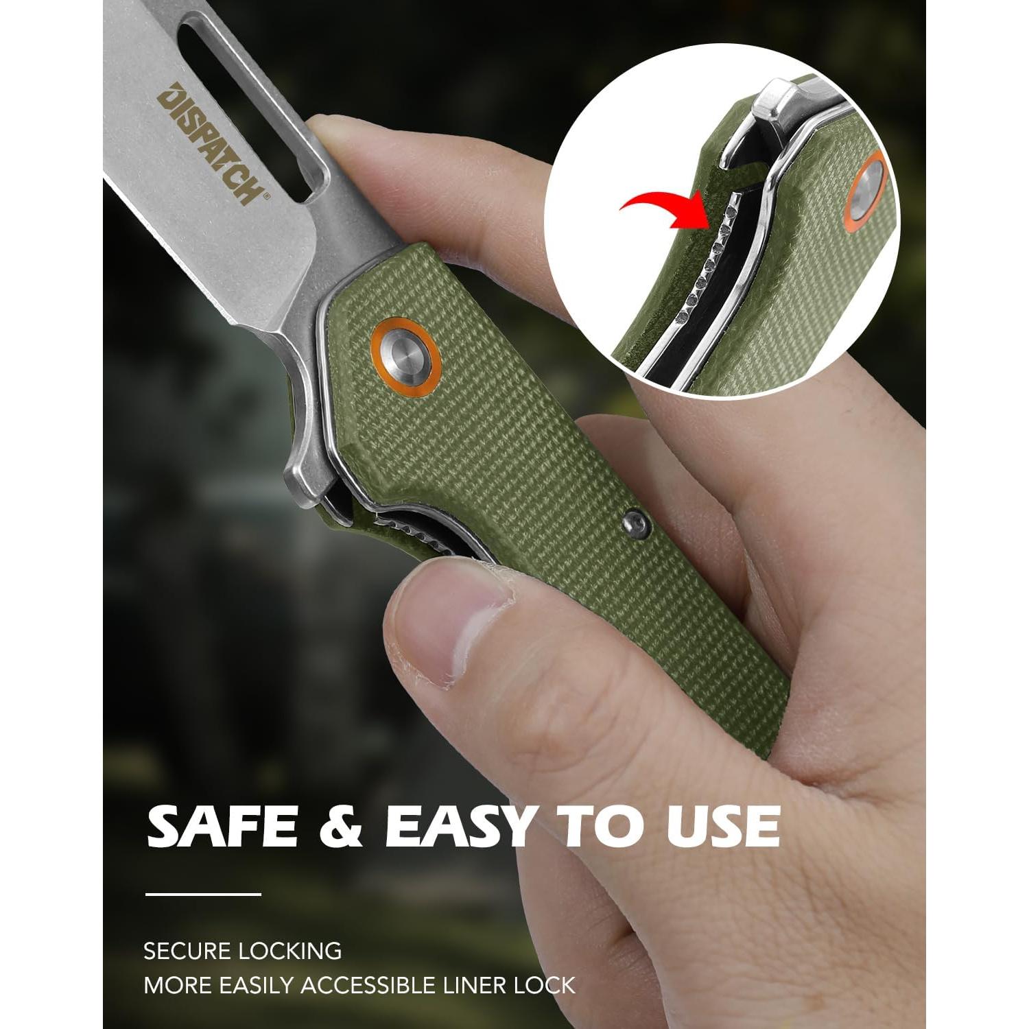 Cuchillo Plegable Dispatch 20.5 cm Acero Inoxidable Micarta