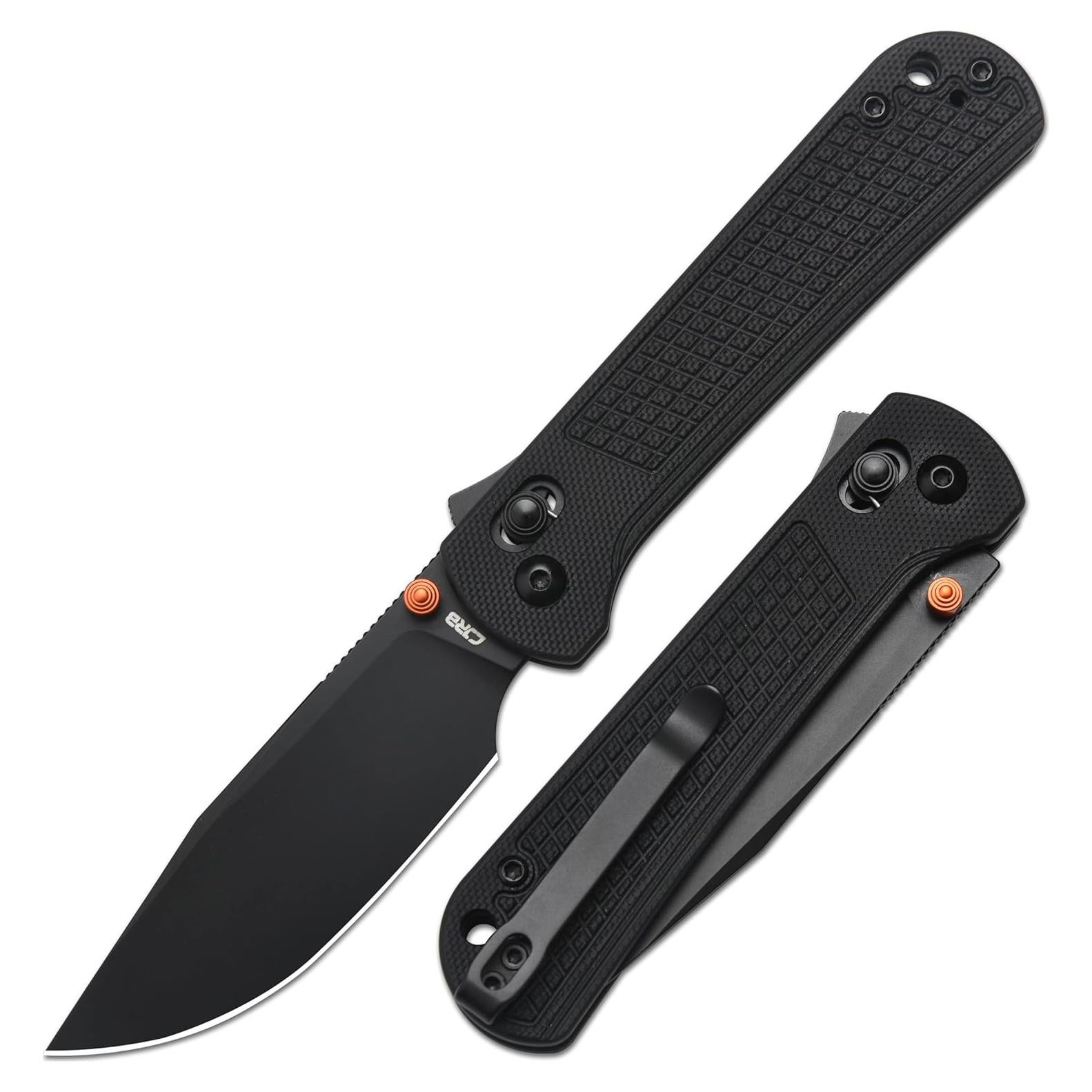 Cuchillo Plegable CJRB Bolt 3.25" Acero AR-RPM9 Mango G10 Negro