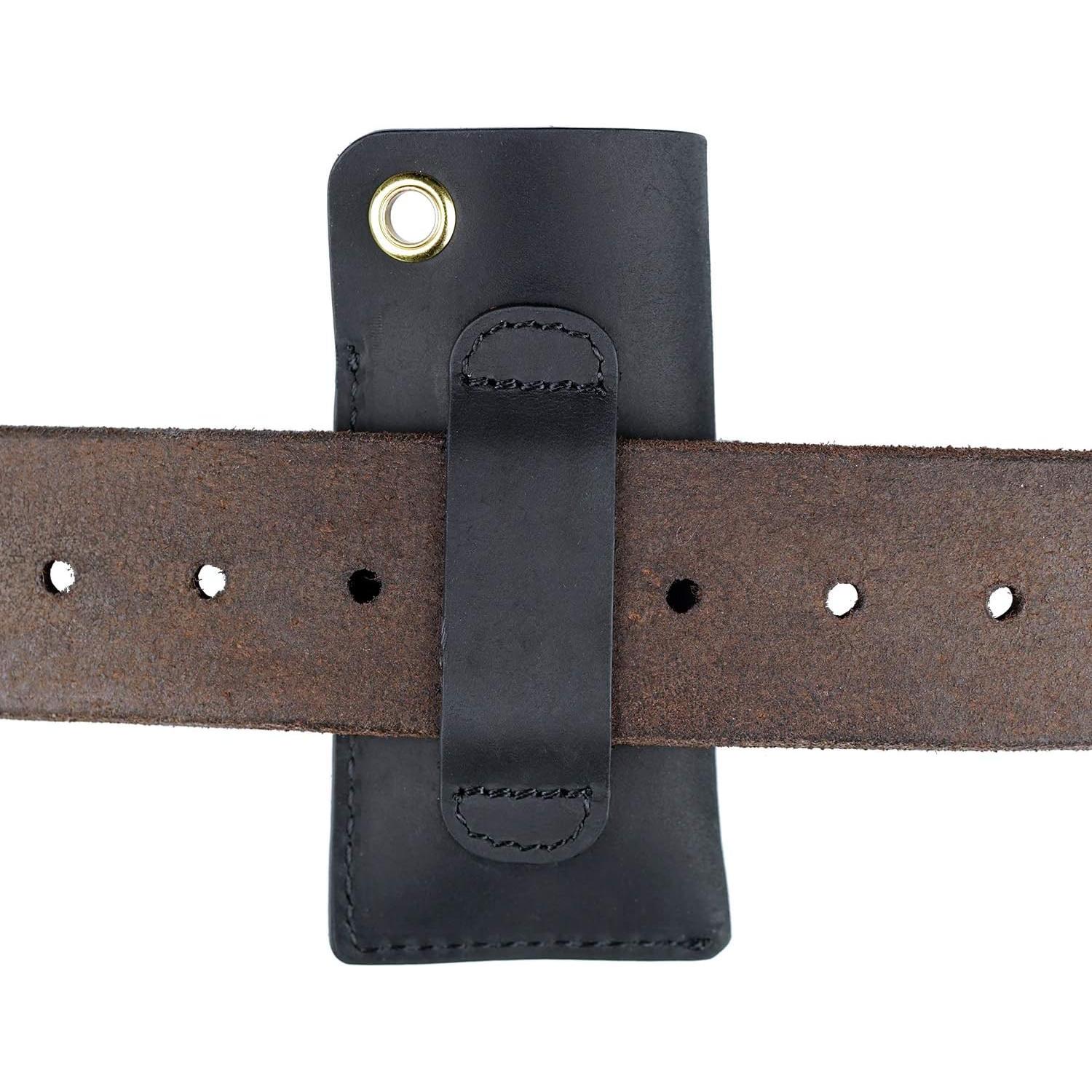 Funda de Cuero VIPERADE PJ11 para Cuchillo y Linterna Pequeña