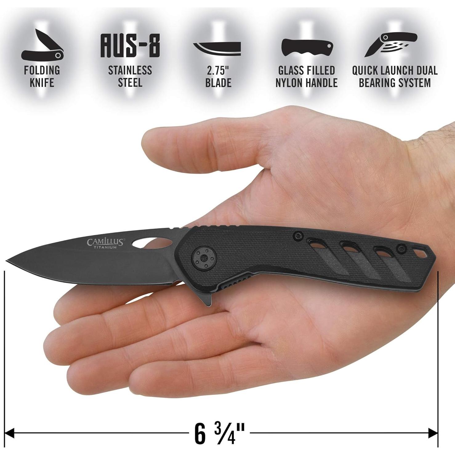 Cuchillo Plegable de Caza Camillus 19806 17.15 cm Antideslizante