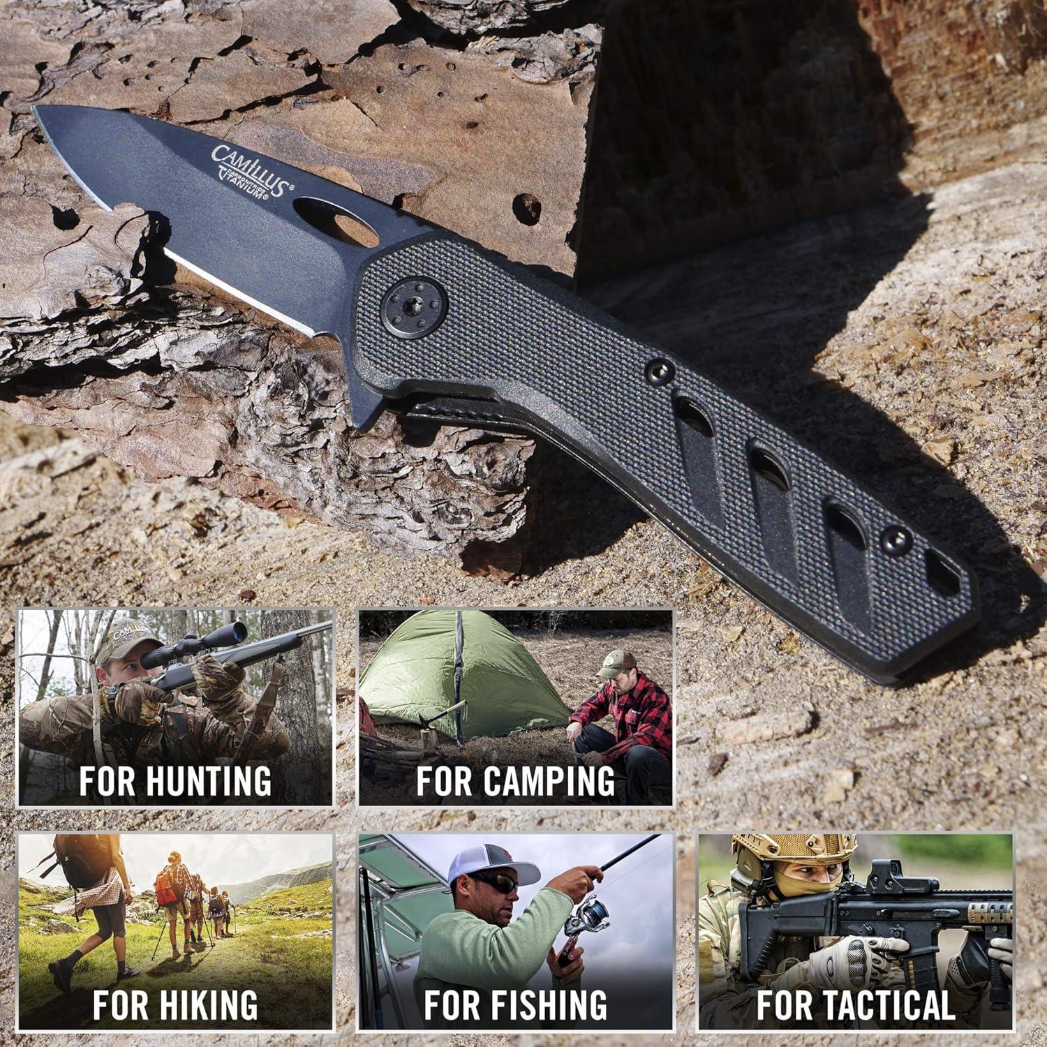 Cuchillo Plegable de Caza Camillus 19806 17.15 cm Antideslizante