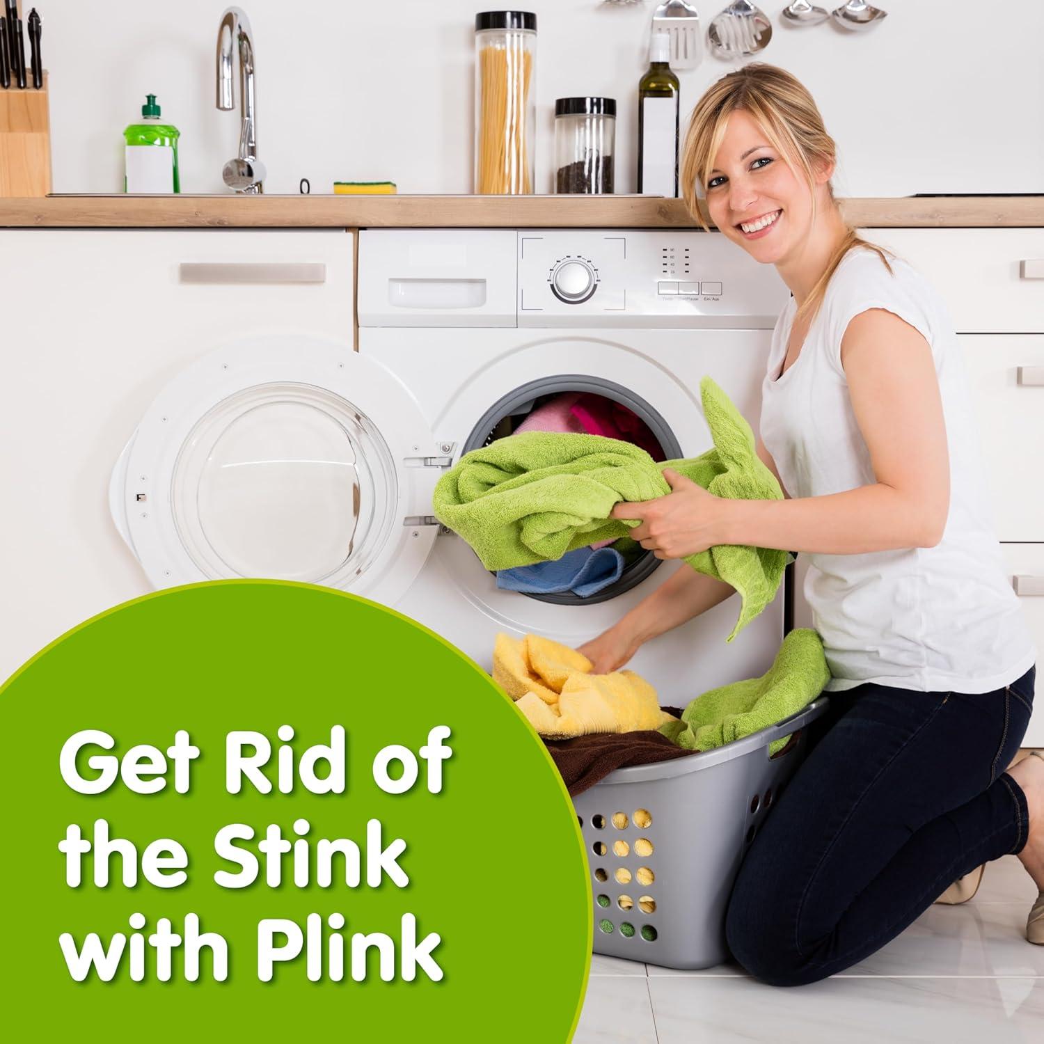 Limpiador y Ambientador Plink para Lavadora y Lavavajillas, 12 Tabletas Aroma Limón