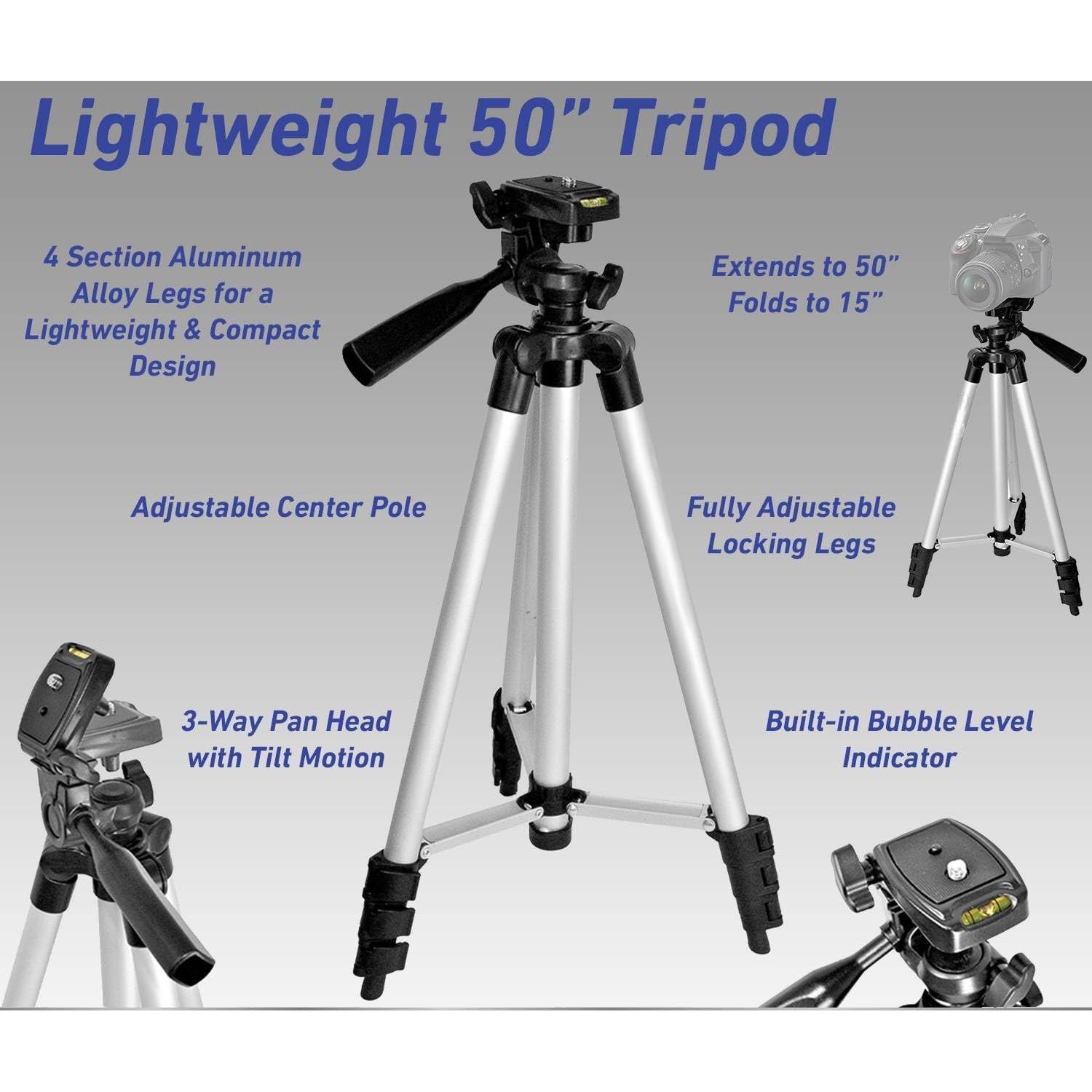 Kit de Accesorios para Cámara Panasonic Lumix DC-FZ80 55MM