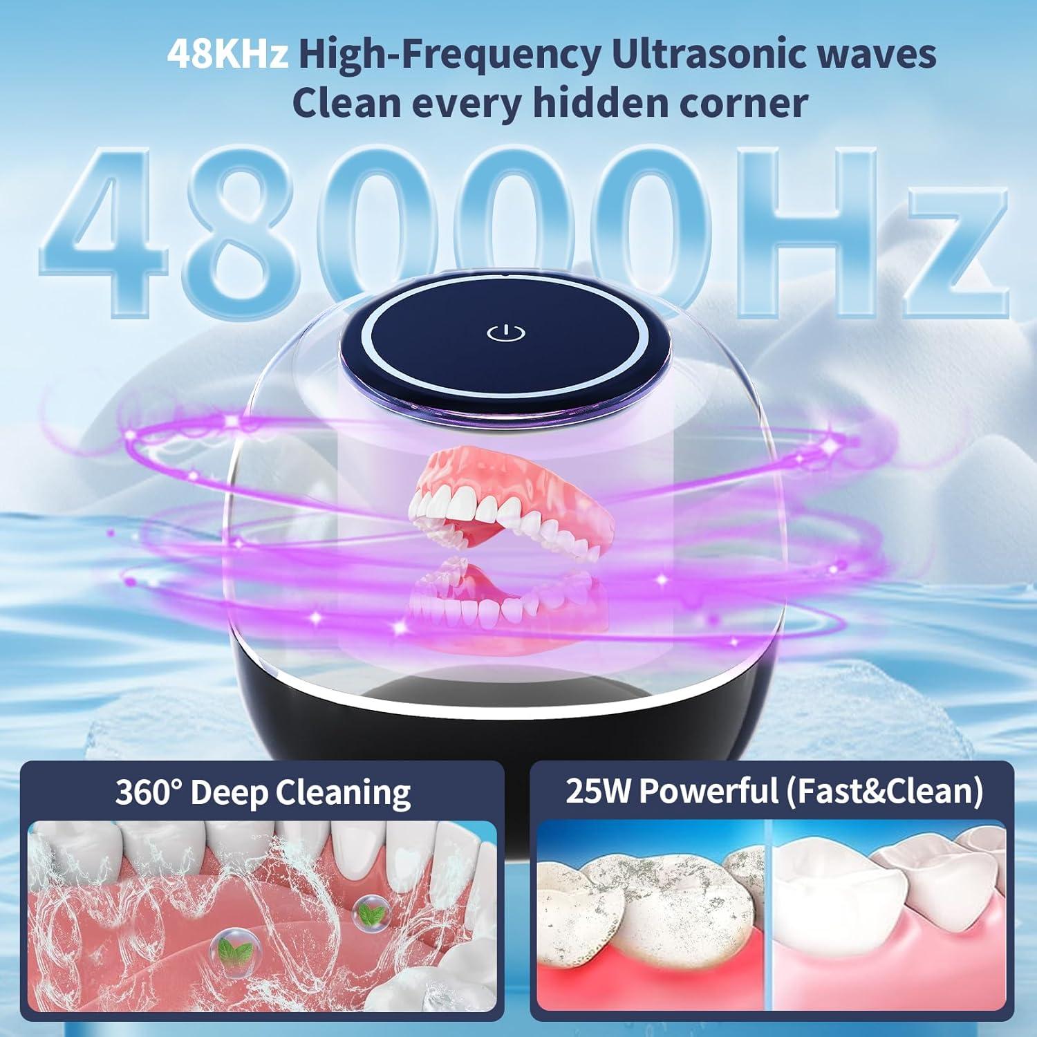 Limpiador Ultrasónico de Retenedores Leebean 48 kHz 200ml