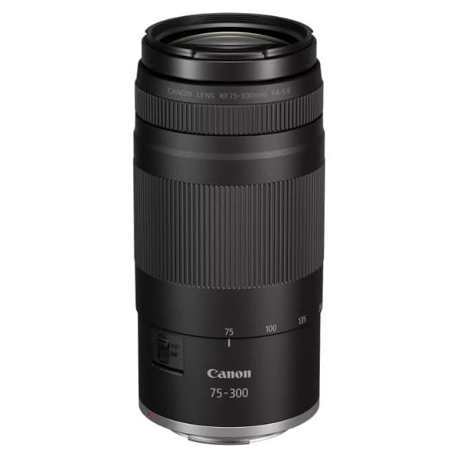 Lente Telefoto Canon RF 75-300mm f/4-5.6 para Cámaras Sin Espejo