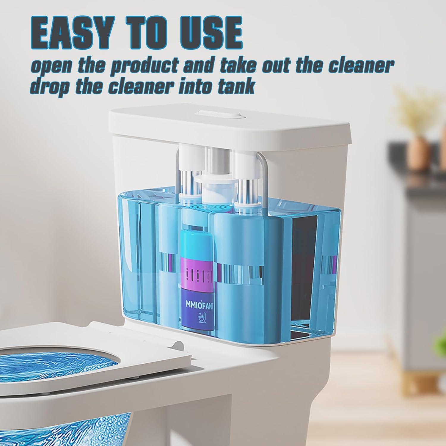 Tabletas Limpiadoras de Inodoro MMIOFANT, Paquete de 2 Azul