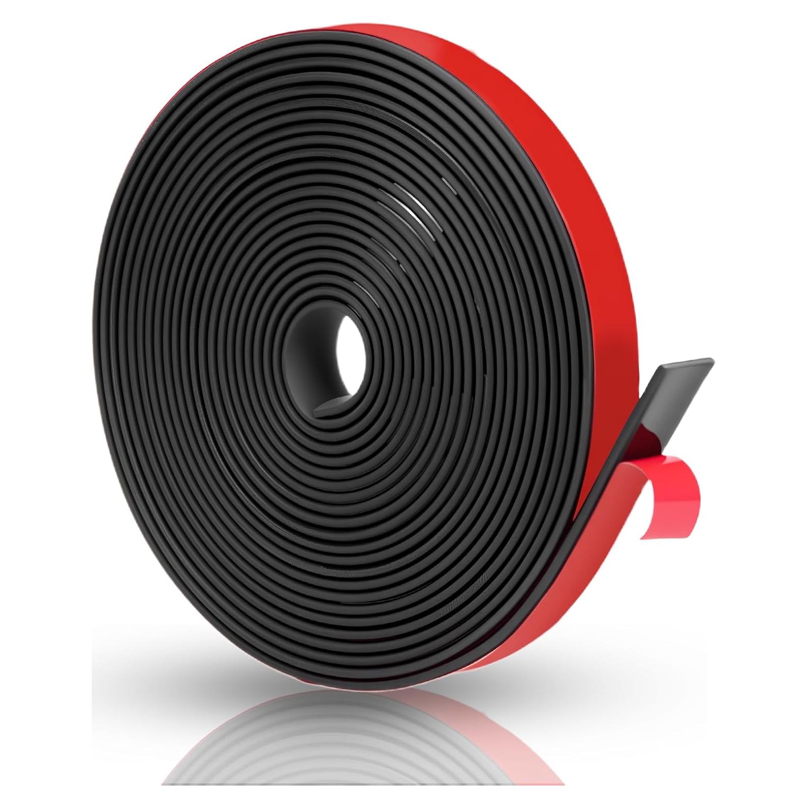 Tira de Goma Adhesiva Neopreno Qyueyue 12mm x 1.5mm x 4.5m