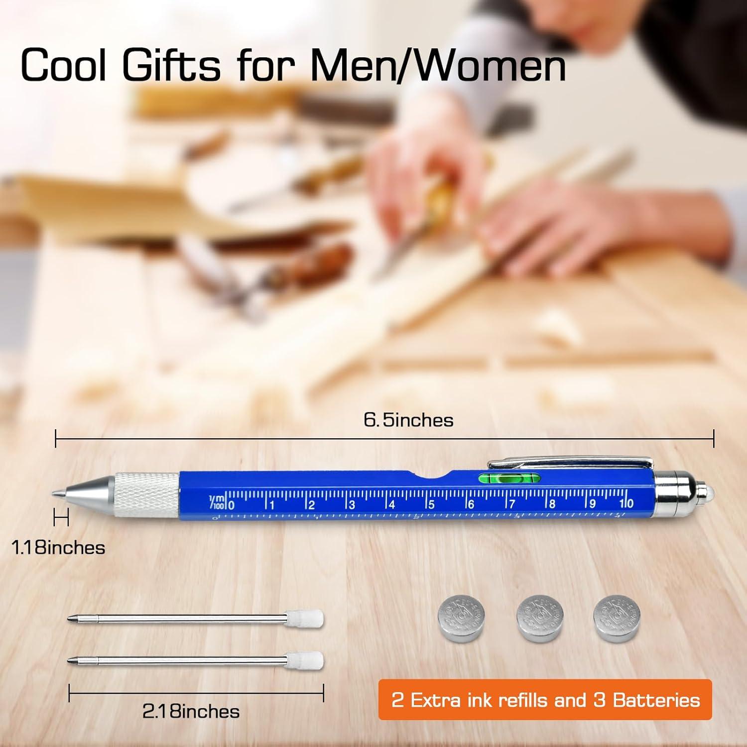 Bolígrafo Multi Herramienta 9 en 1 SAPGIF Azul