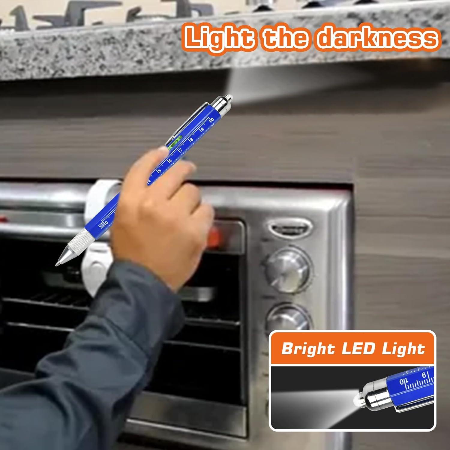 Bolígrafo Multi Herramienta 9 en 1 SAPGIF Azul