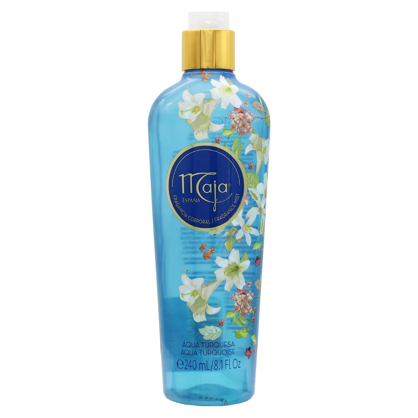 Maja Body Splash Agua Turquesa 240 mL - Fragancia Fresca